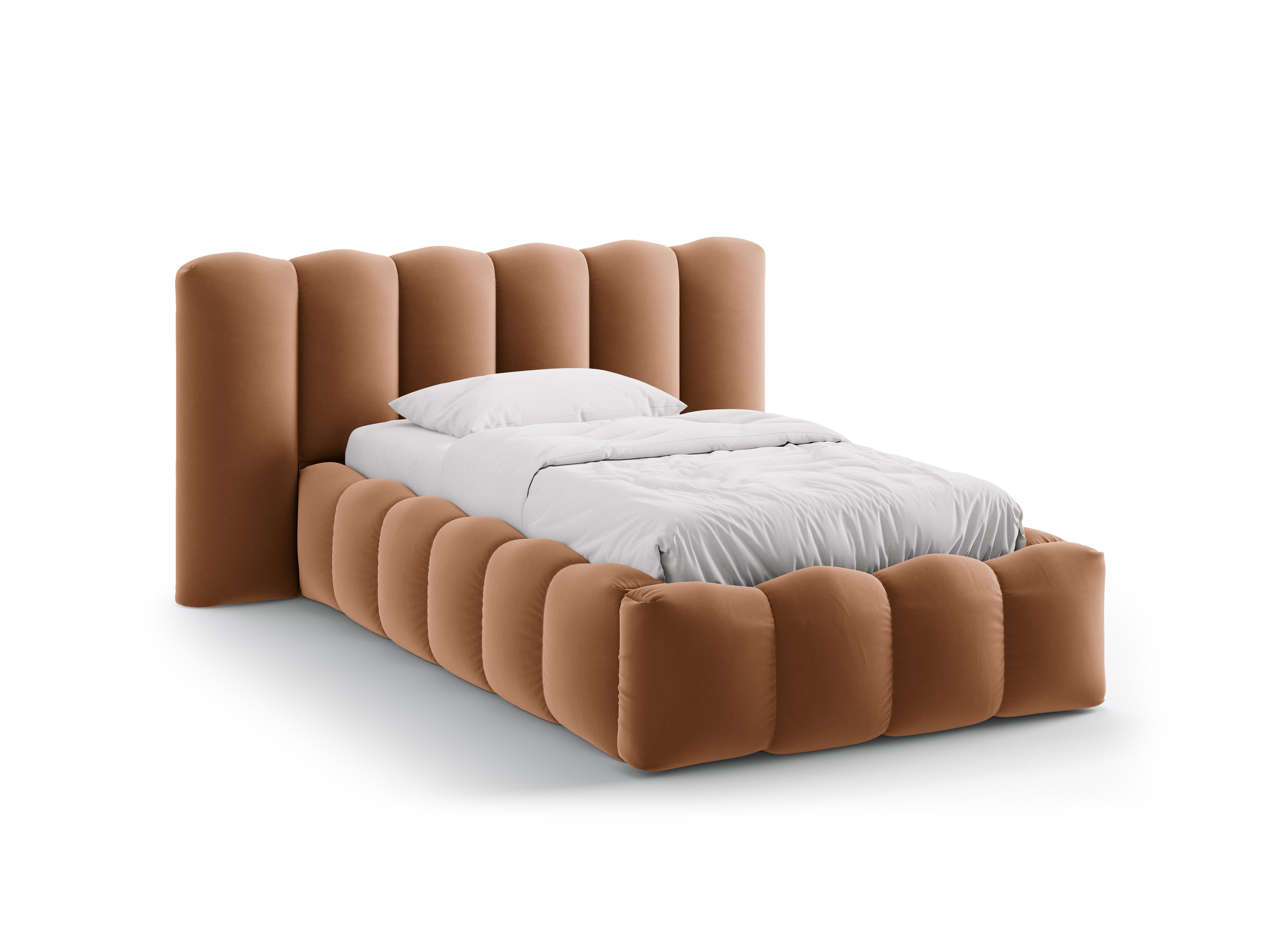 Lupine bett 90x200cm, Material: Samt