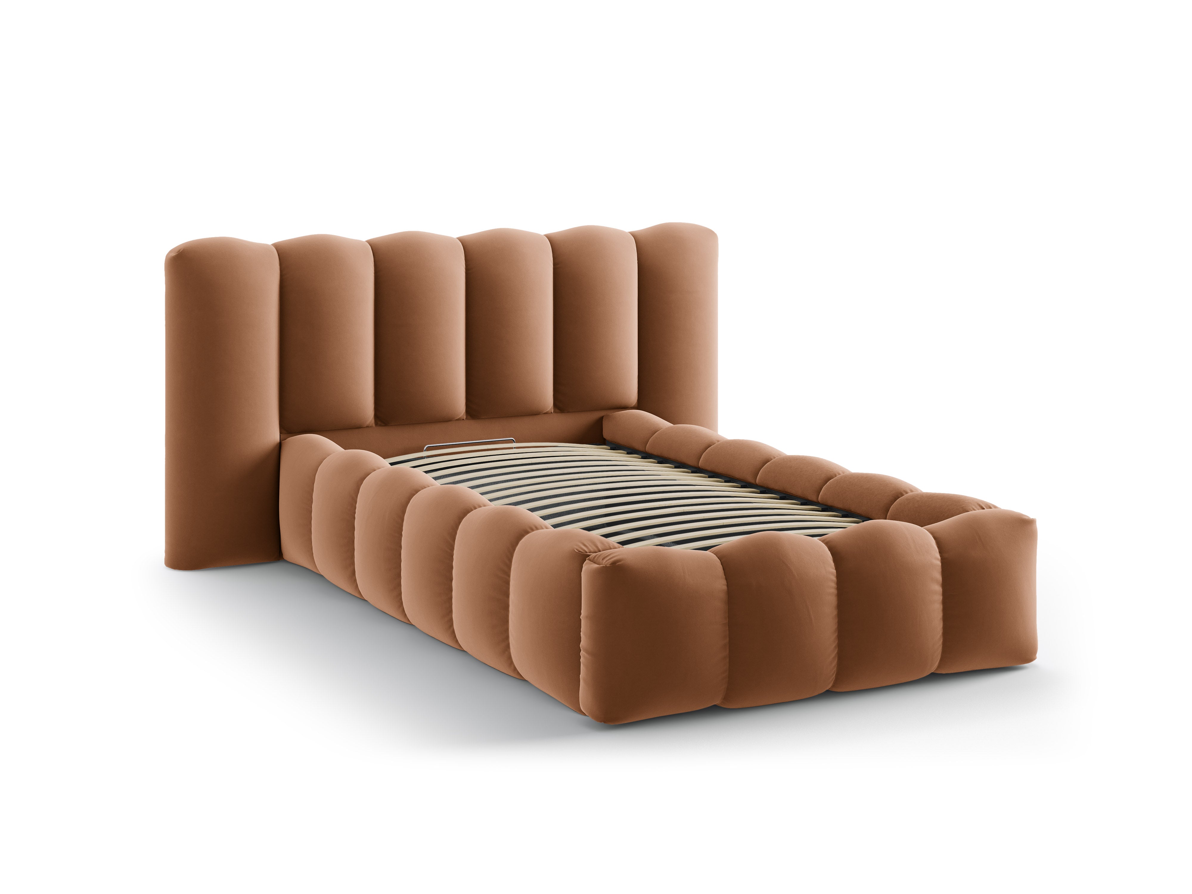 Lupine bett 90x200cm, Material: Samt