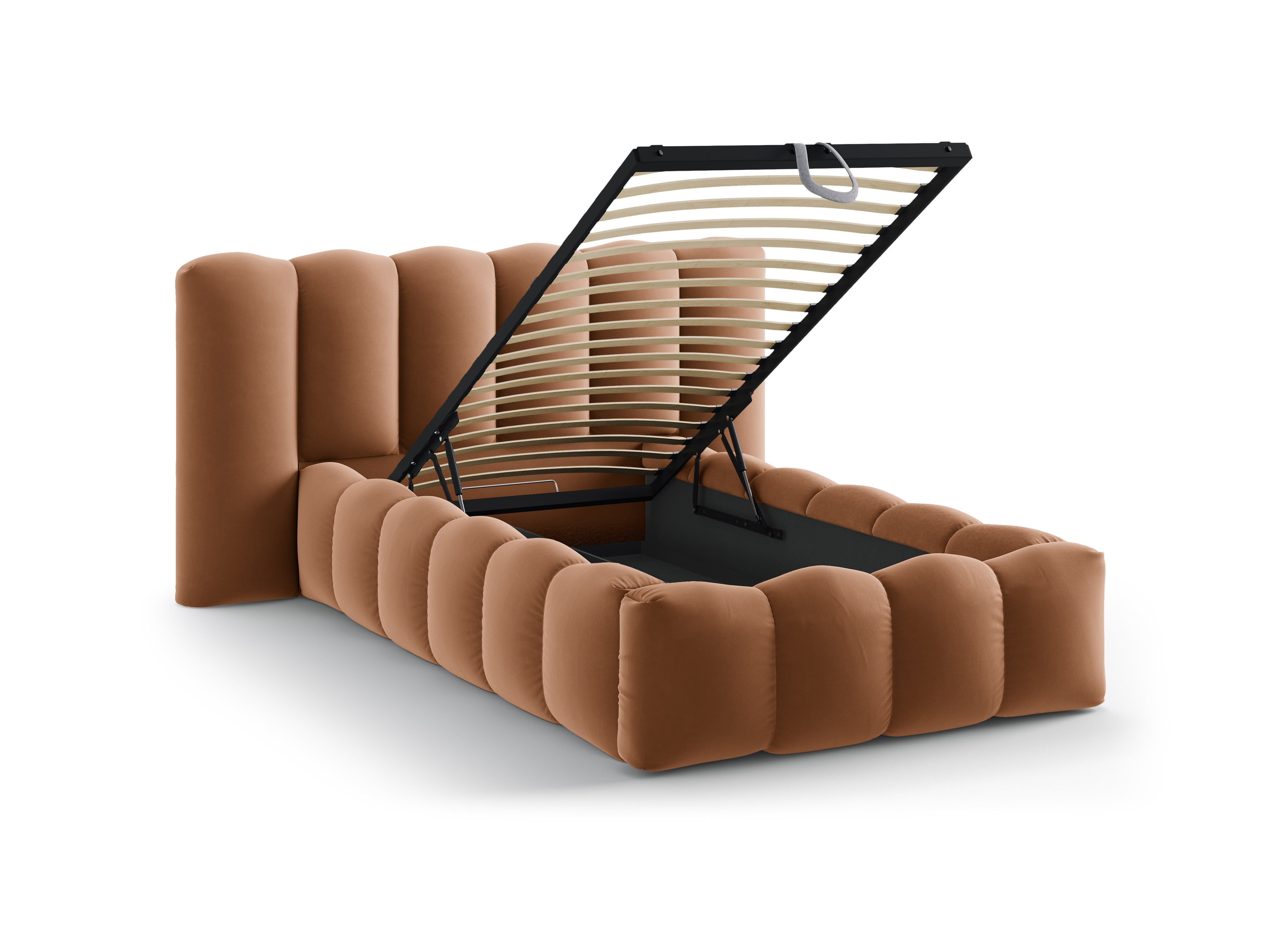 Lupine bett 90x200cm, Material: Samt