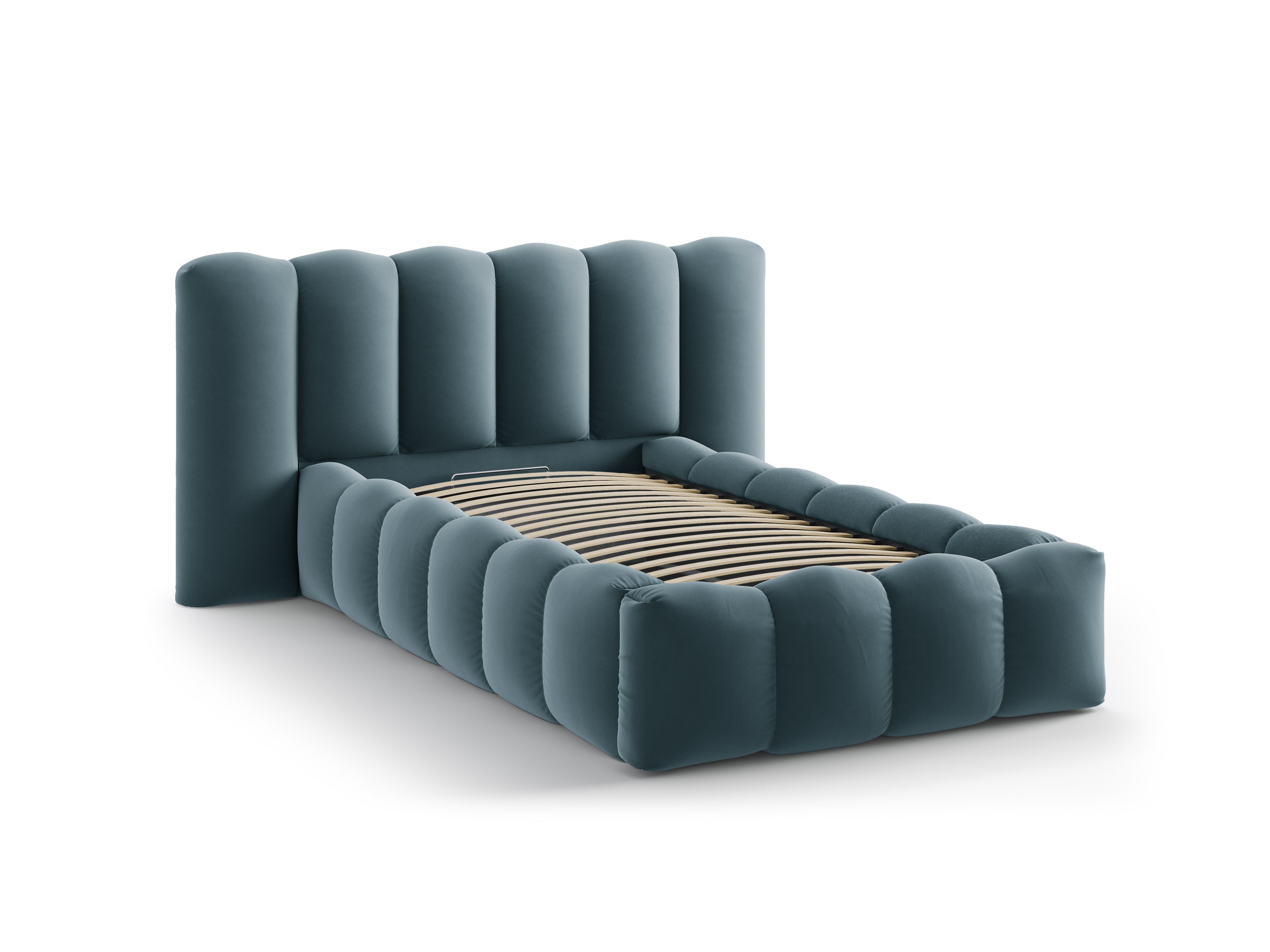 Lupine bett 90x200cm, Material: Samt