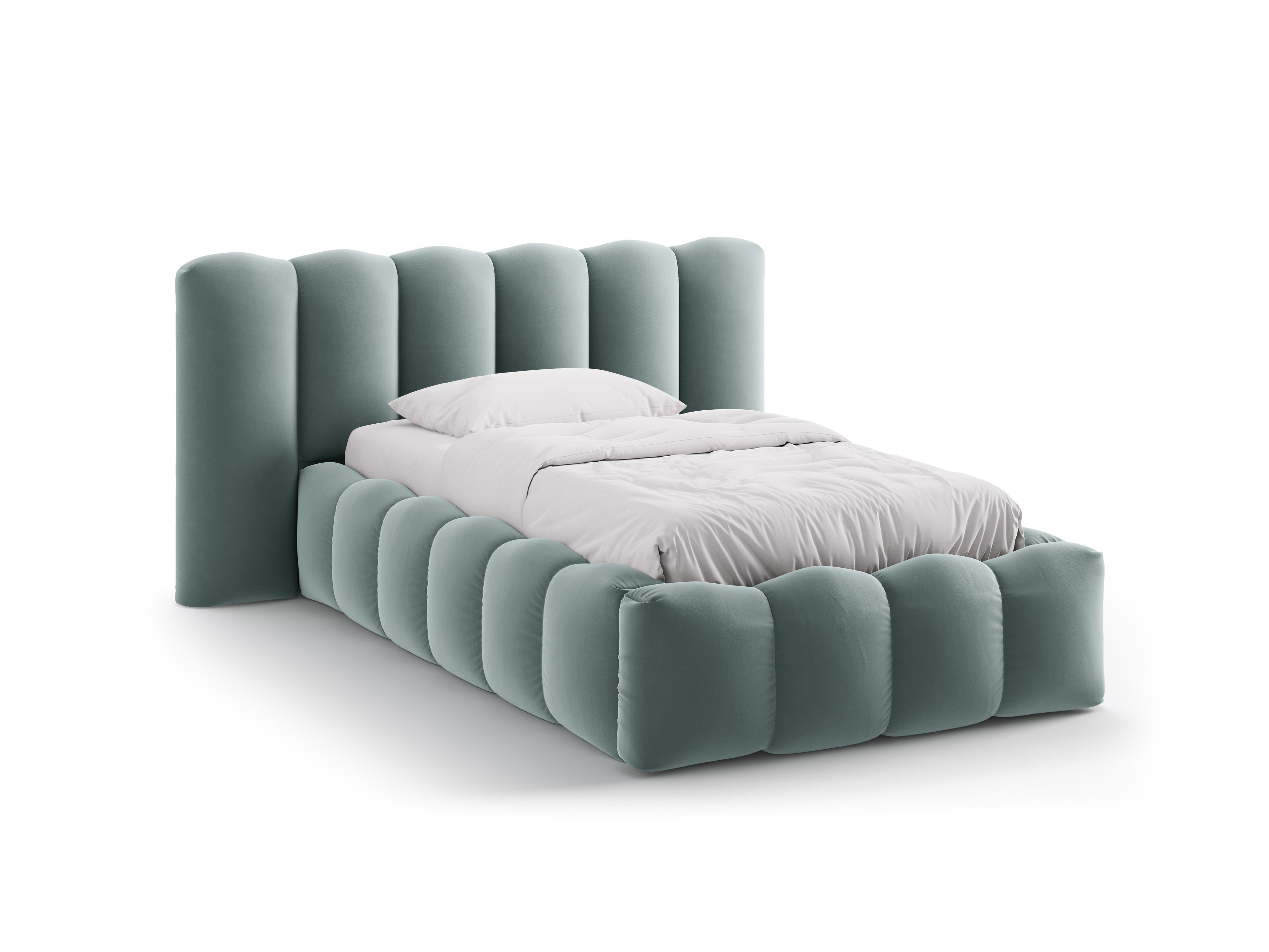 Lupine bett 90x200cm, Material: Samt