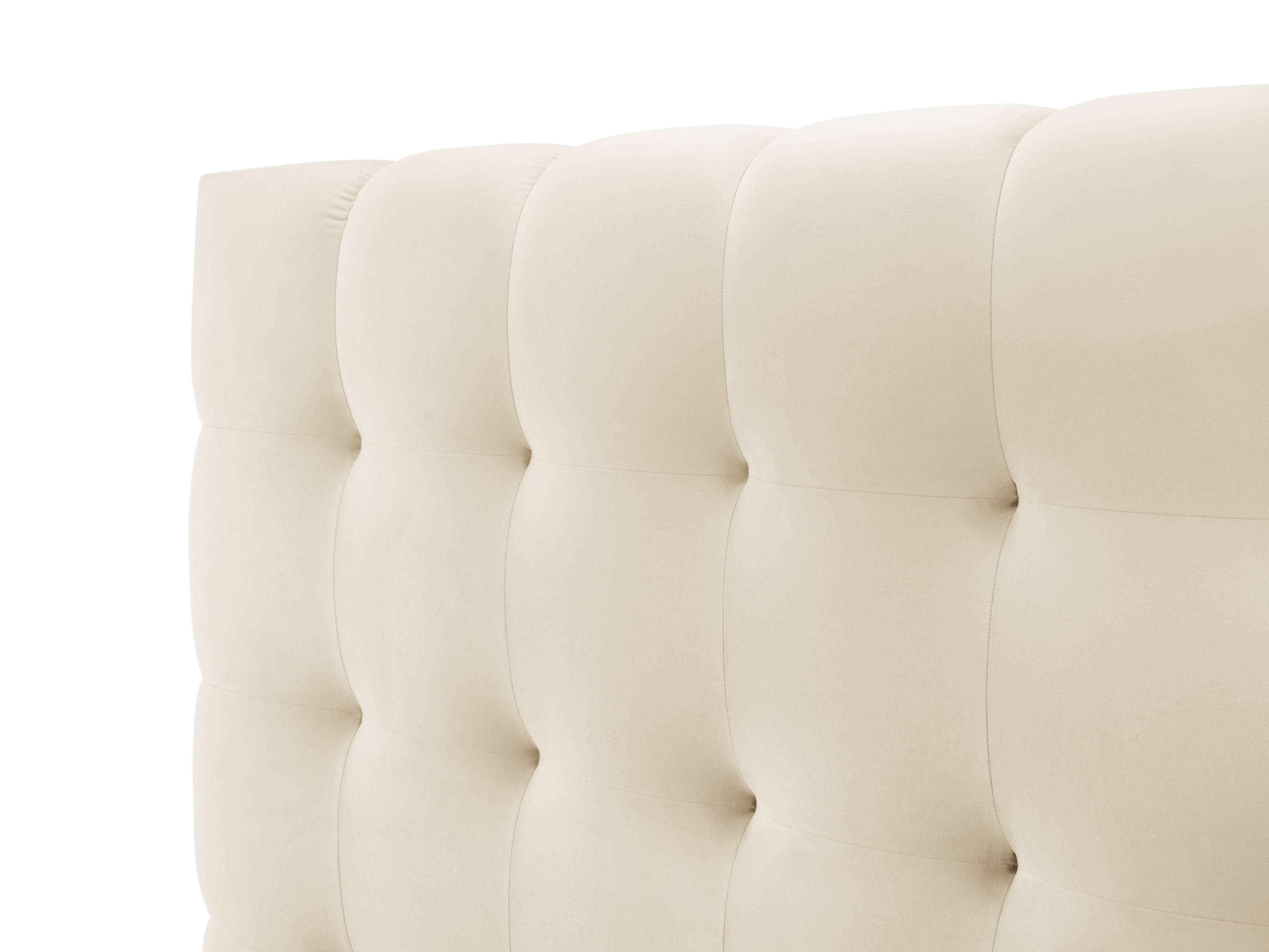 Mamaia Bettgestell mit doppeltem Kopfteil und Staufach