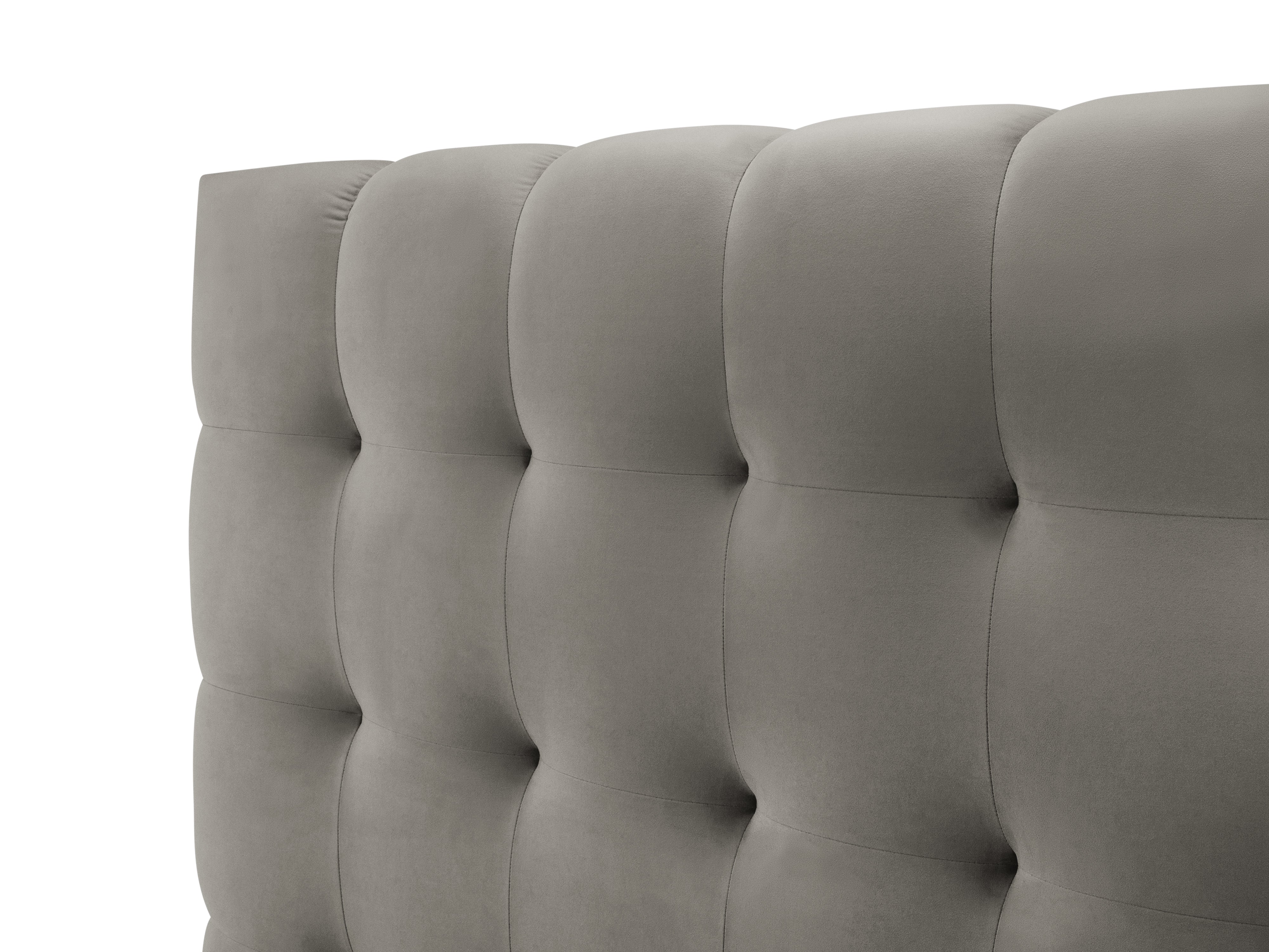 Mamaia Bettgestell mit doppeltem Kopfteil und Staufach