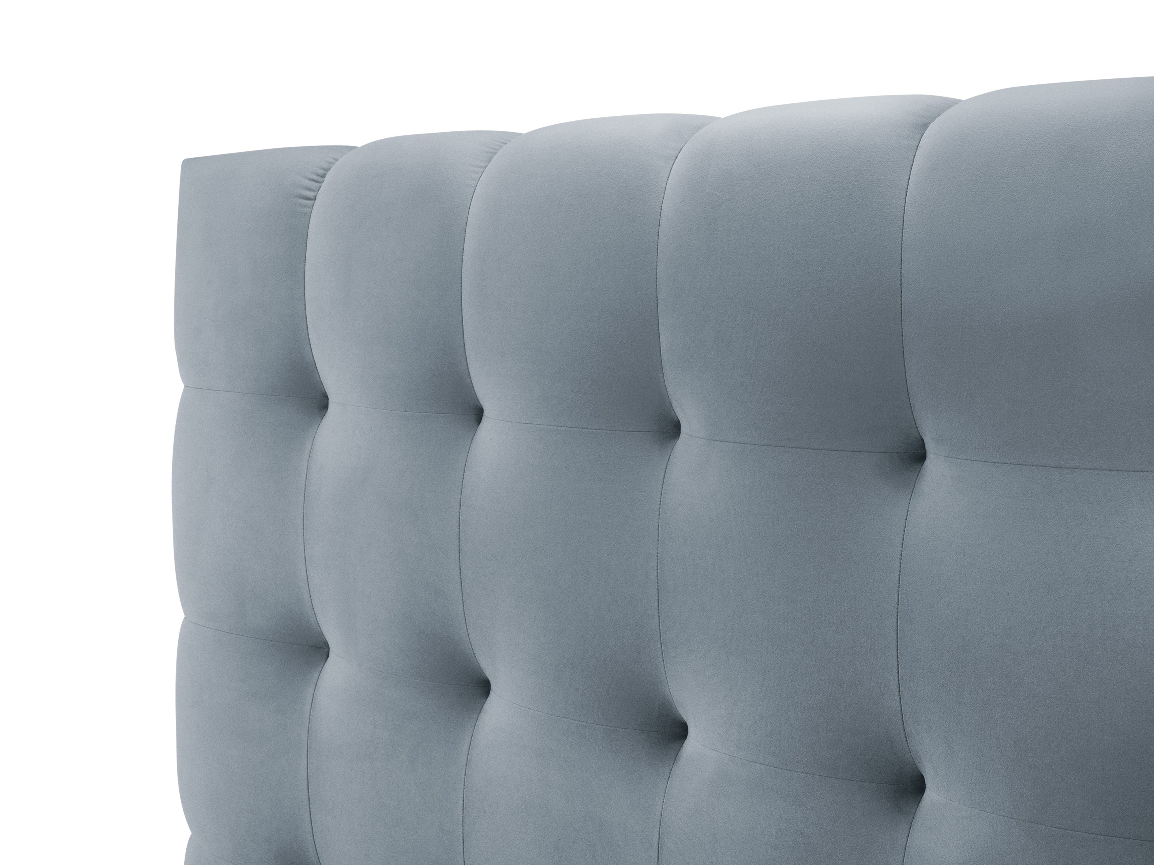 Mamaia Bettgestell mit doppeltem Kopfteil und Staufach