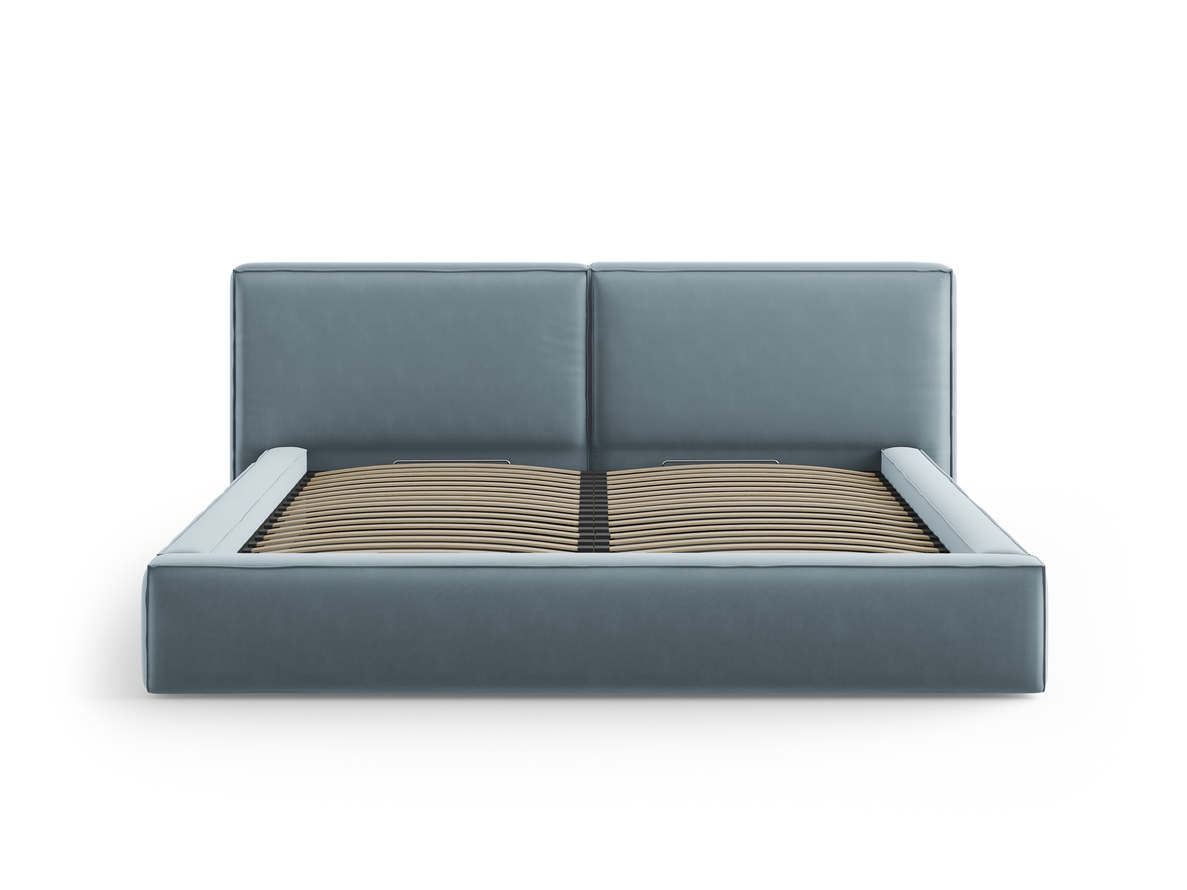 Jodie Bett mit Aufbewahrungsfach, Material: Samt