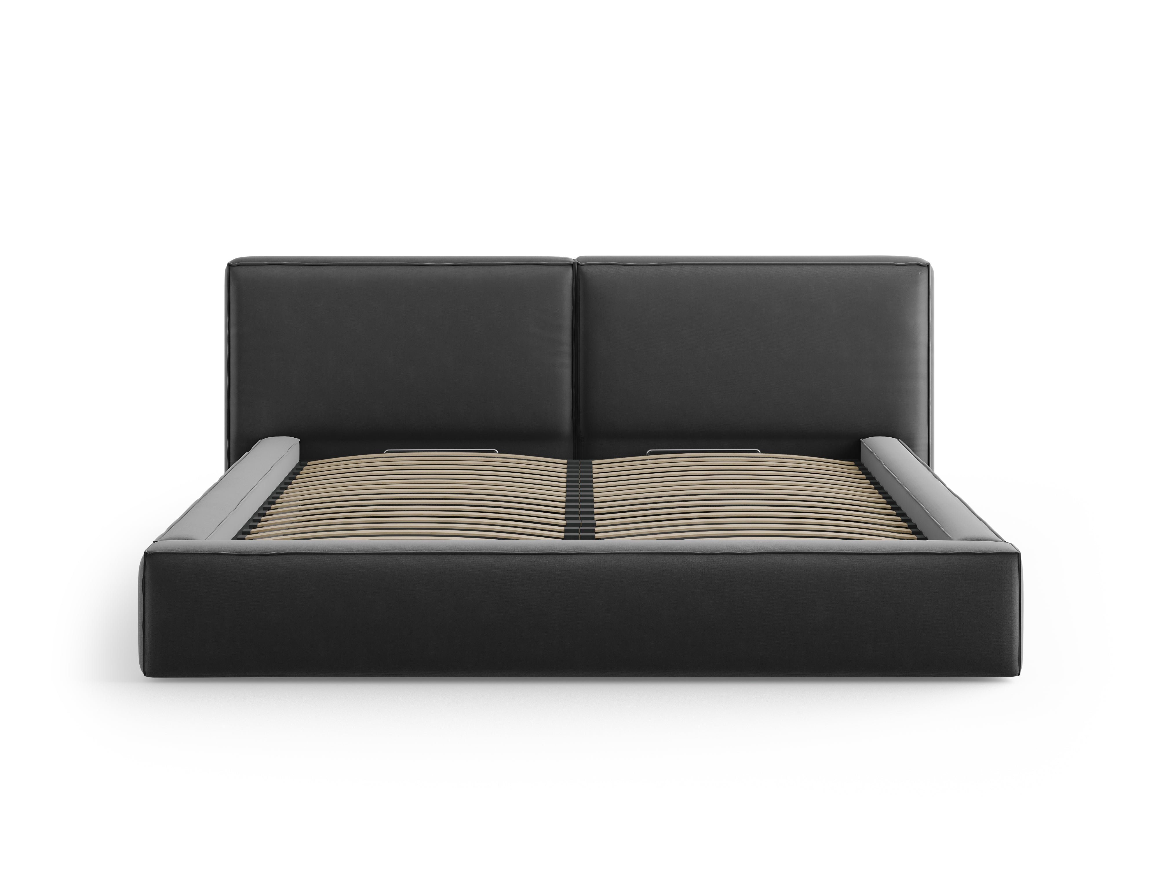 Jodie Bett mit Aufbewahrungsfach, Material: Samt