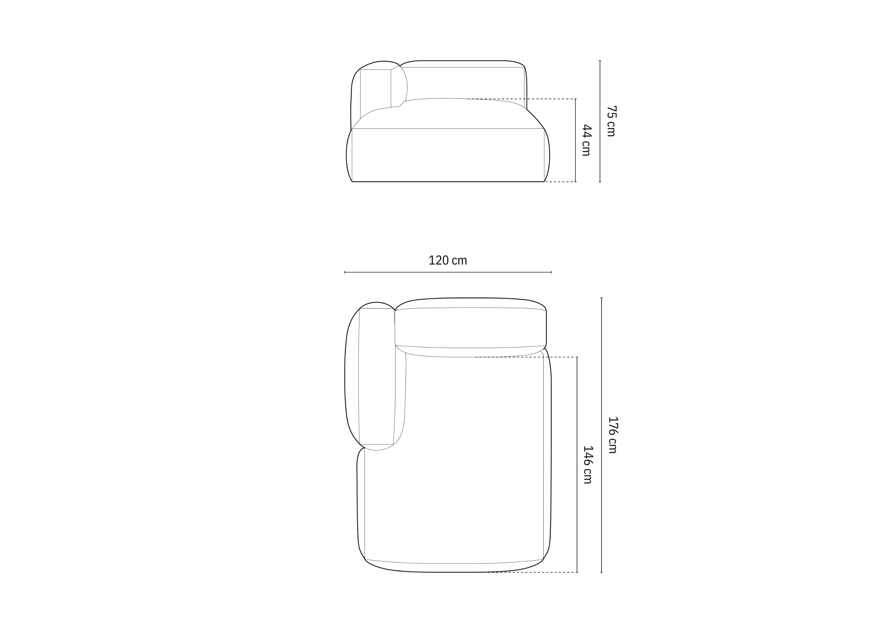 Martina Modul, 120x176cm, Material: Samt