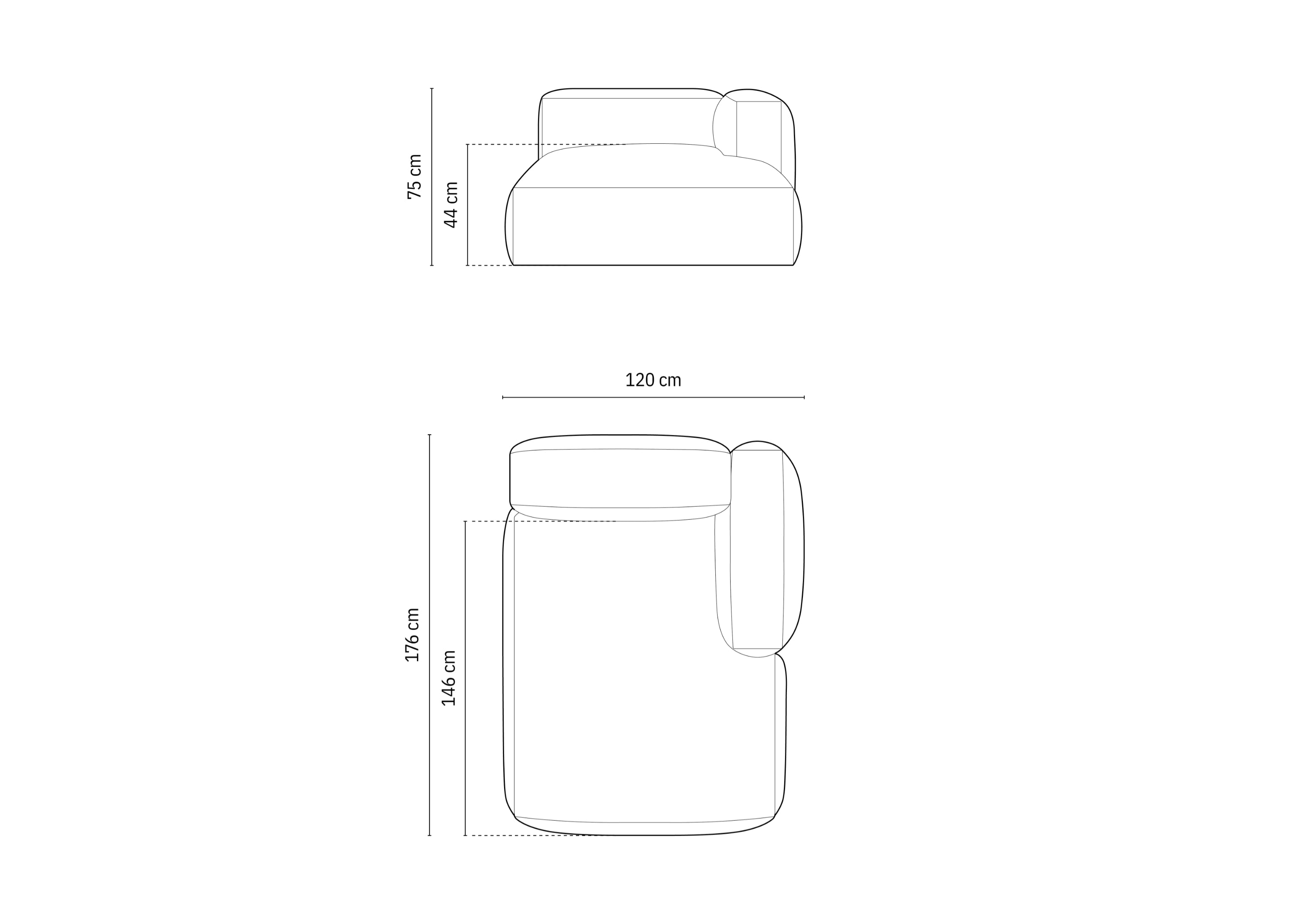 Martina Modul, 120x176cm, Material: Samt