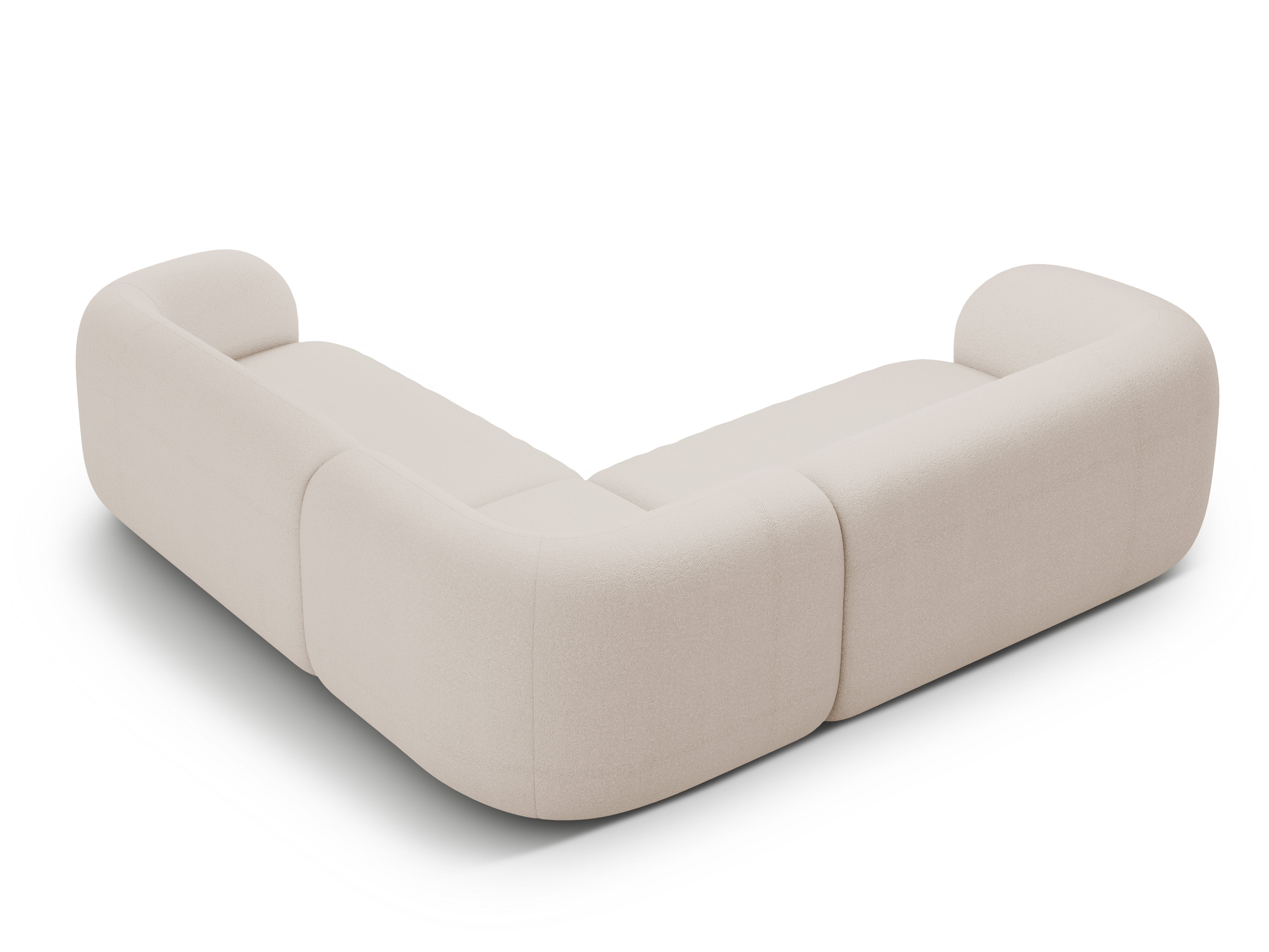 Eckgarnitur Kate, 252x252cm, Material: Boucle