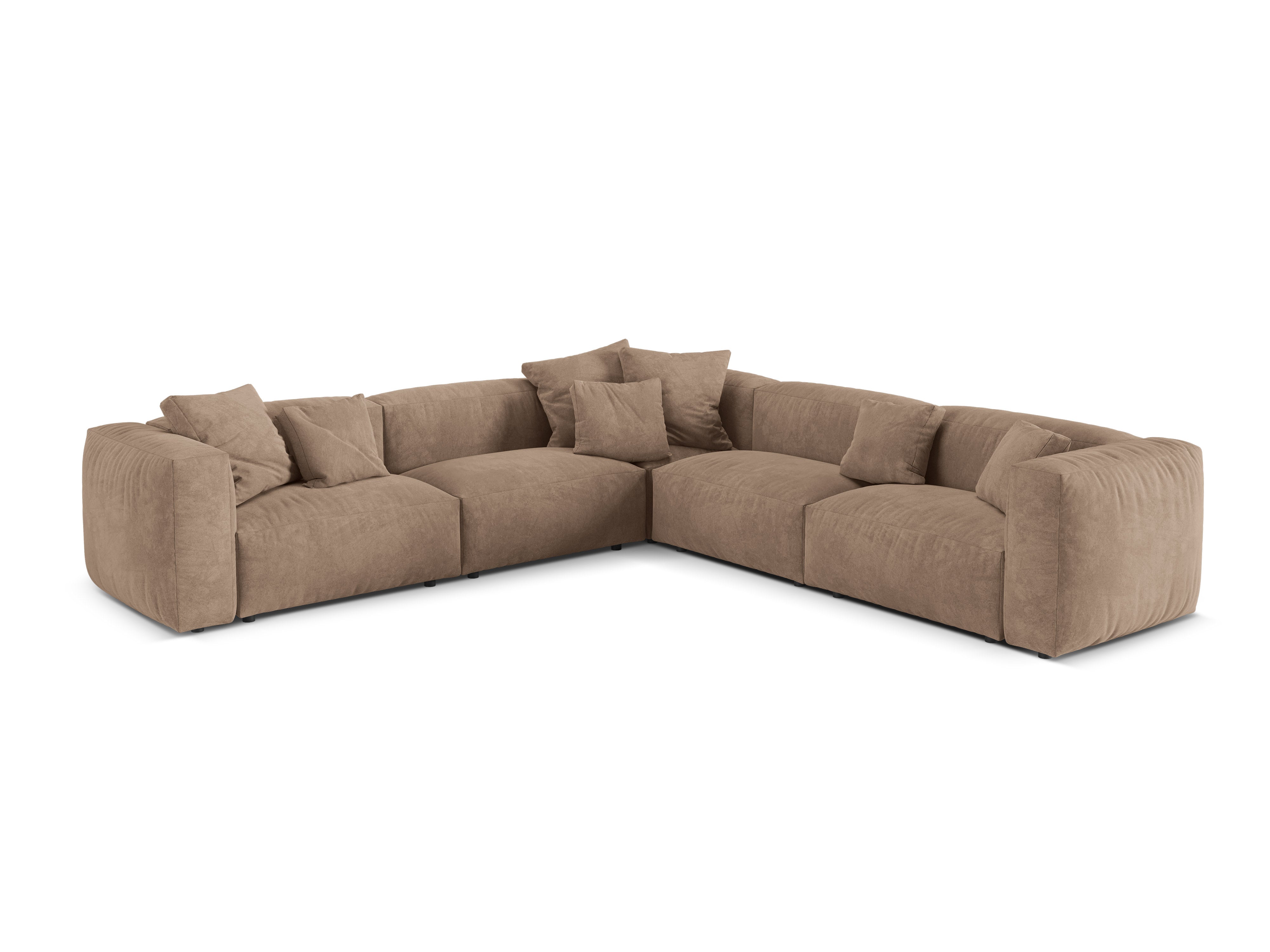 Eckgarnitur Martina, 312x312cm, Material: Samt