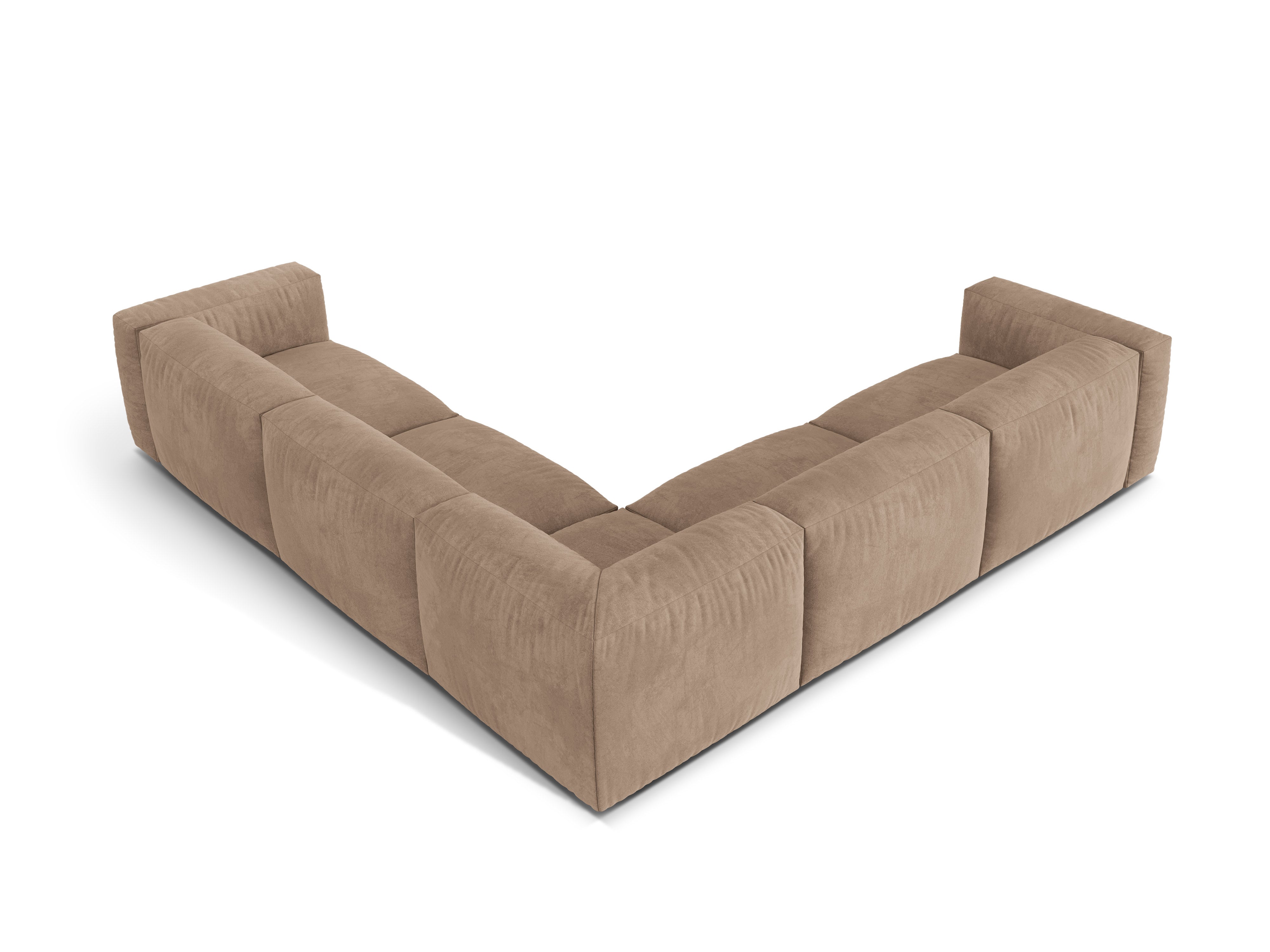 Eckgarnitur Martina, 312x312cm, Material: Samt