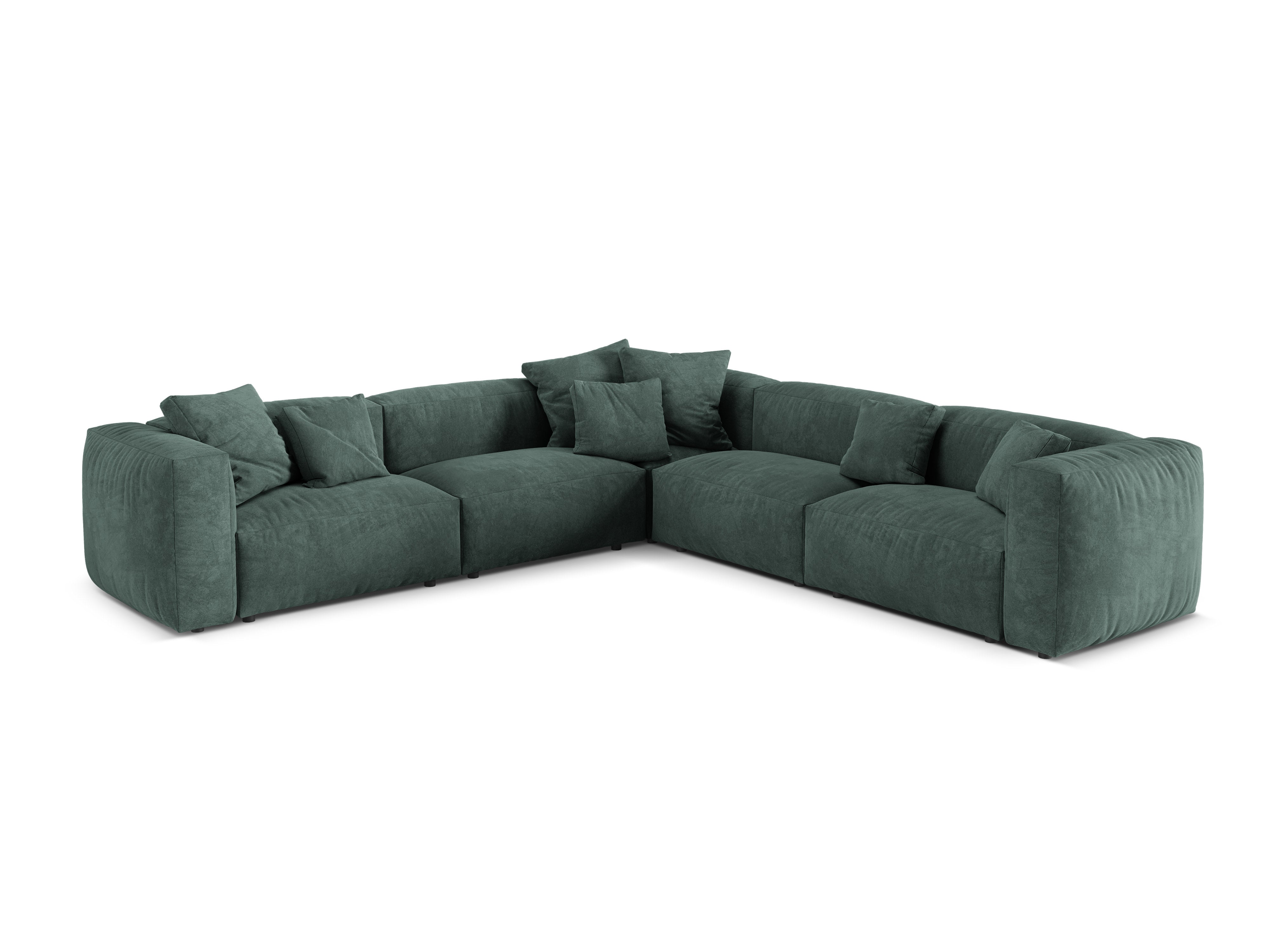 Eckgarnitur Martina, 312x312cm, Material: Samt