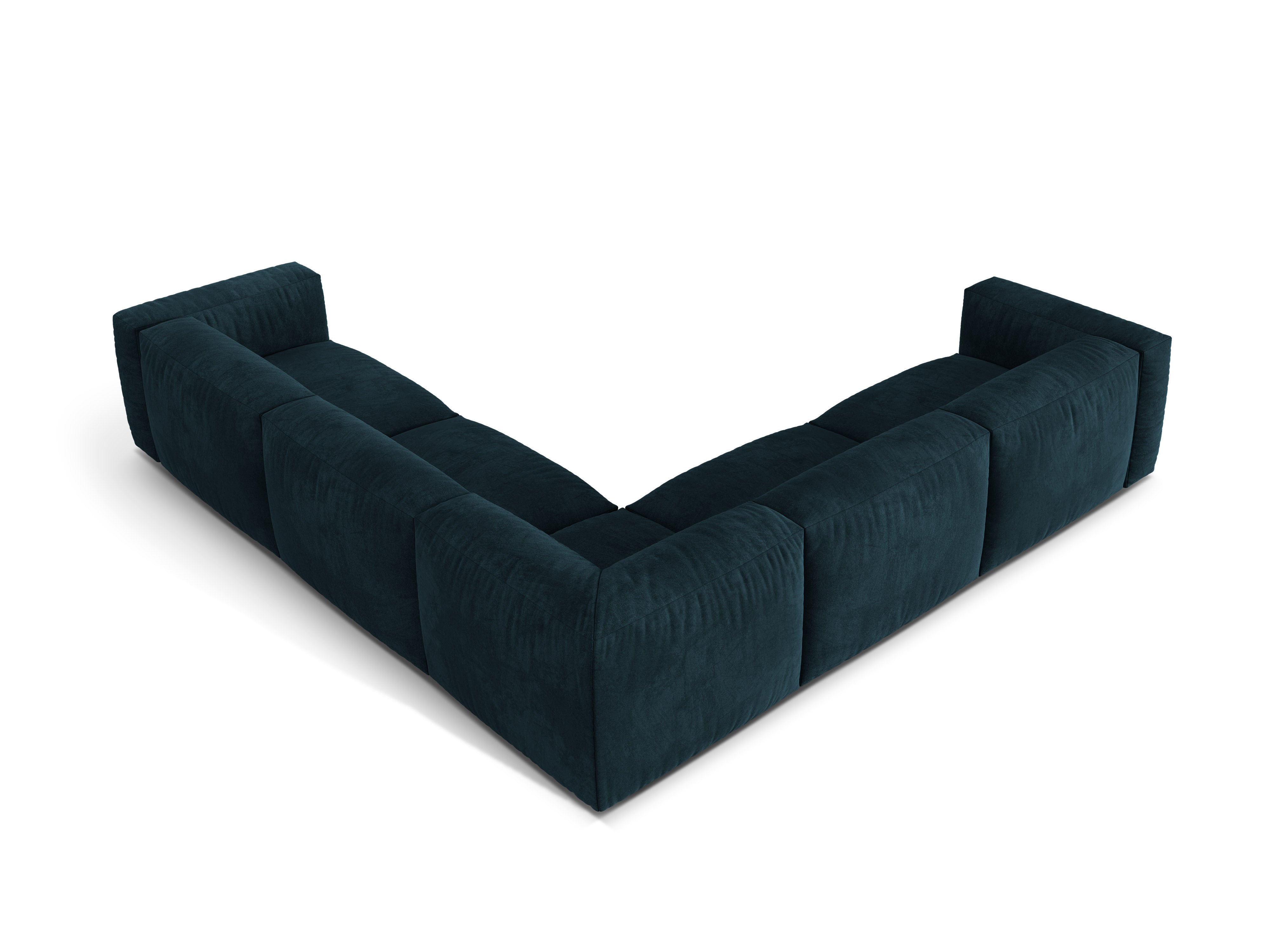 Eckgarnitur Martina, 312x312cm, Material: Samt