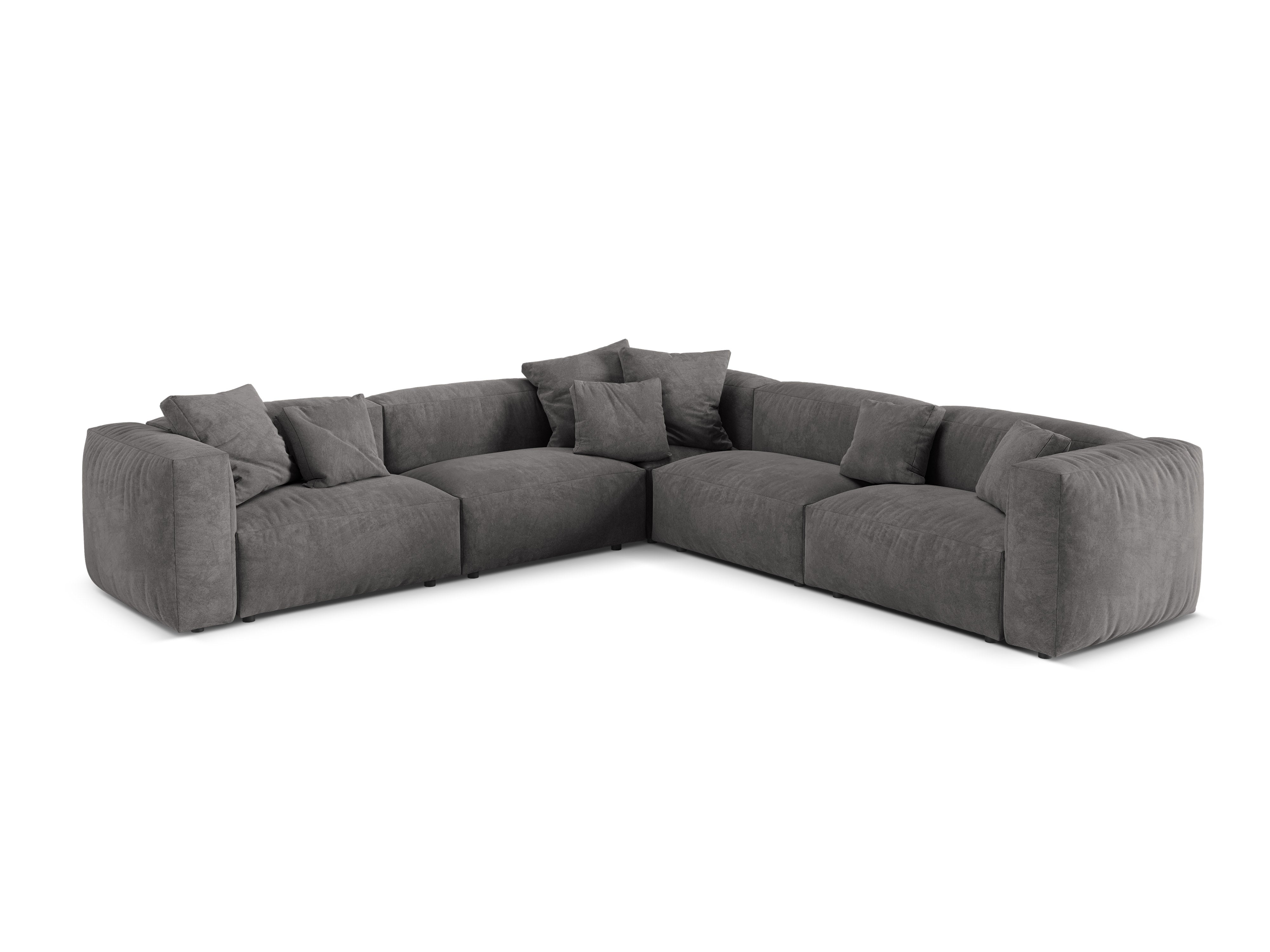 Eckgarnitur Martina, 312x312cm, Material: Samt