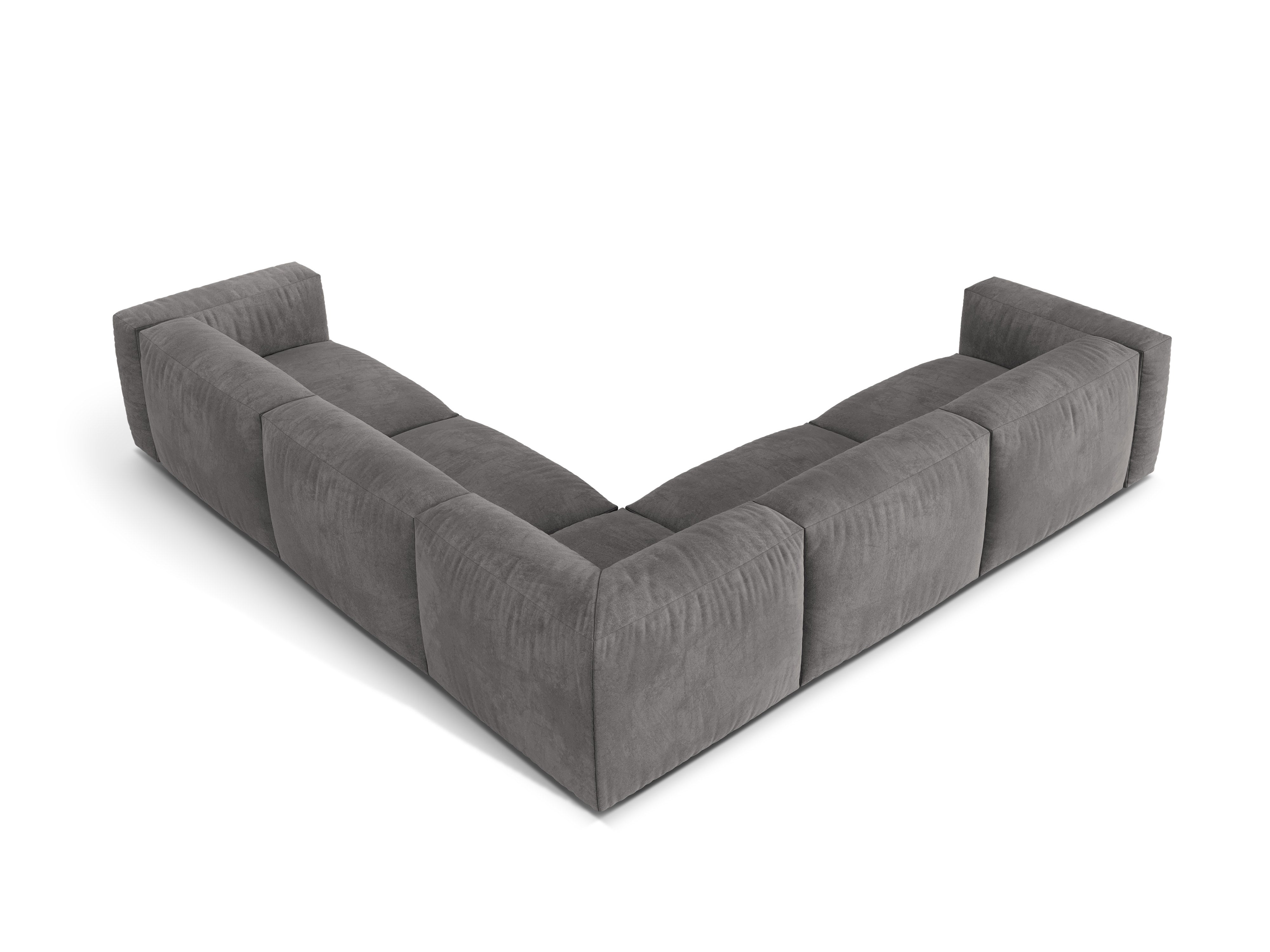 Eckgarnitur Martina, 312x312cm, Material: Samt