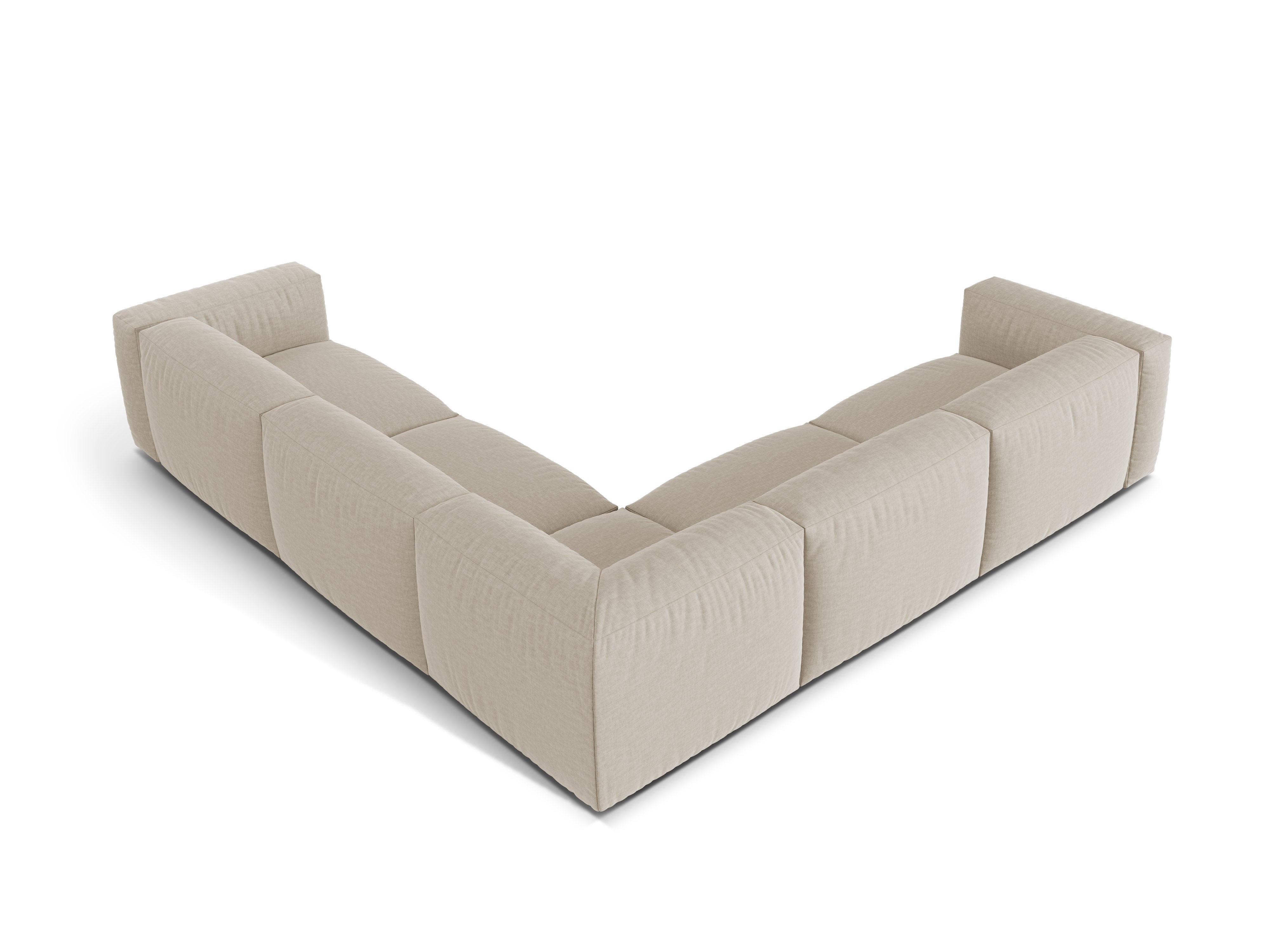 Eckgarnitur Martina, 312x312cm, Material: Strukturstoff