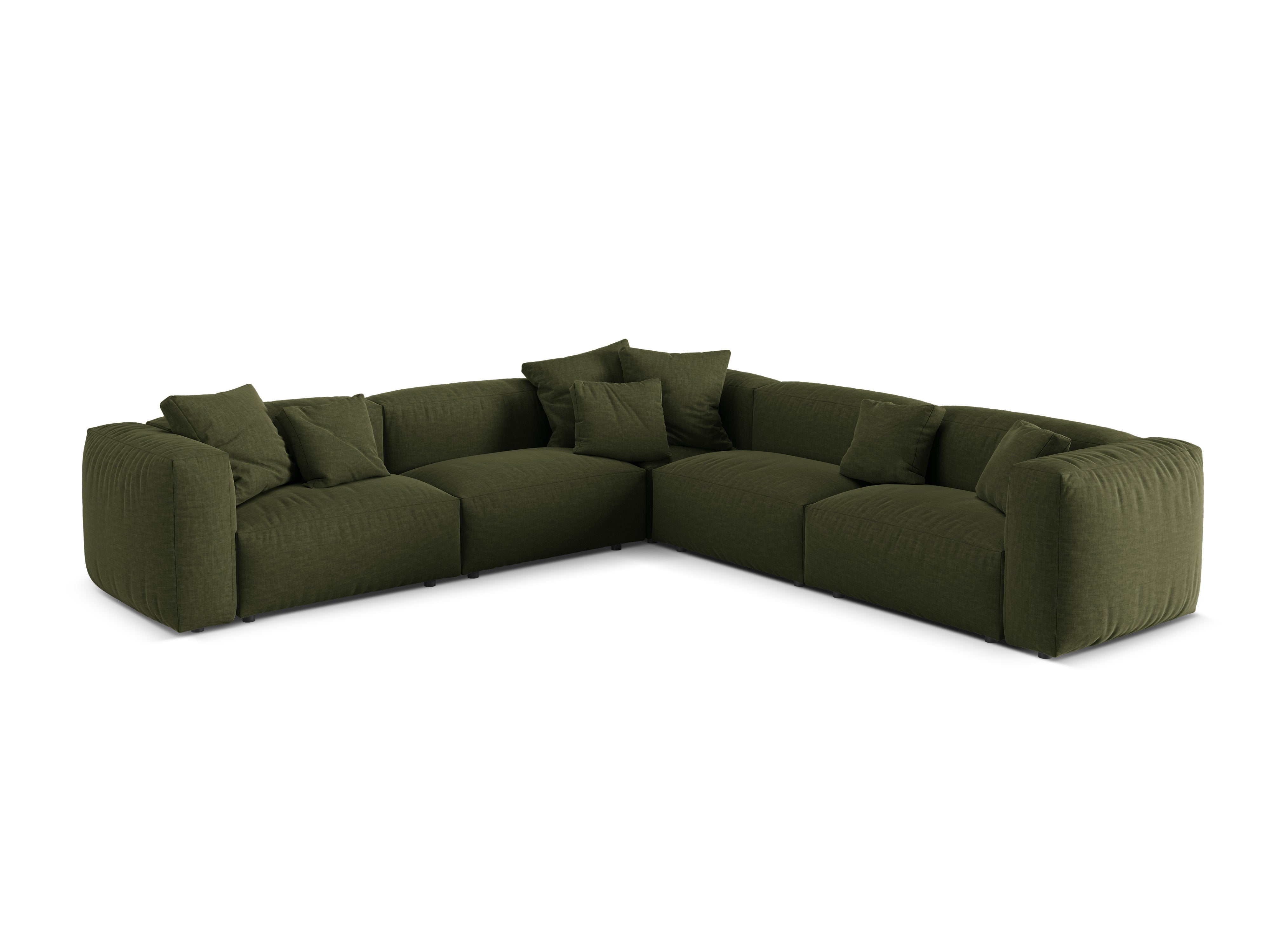 Eckgarnitur Martina, 312x312cm, Material: Strukturstoff