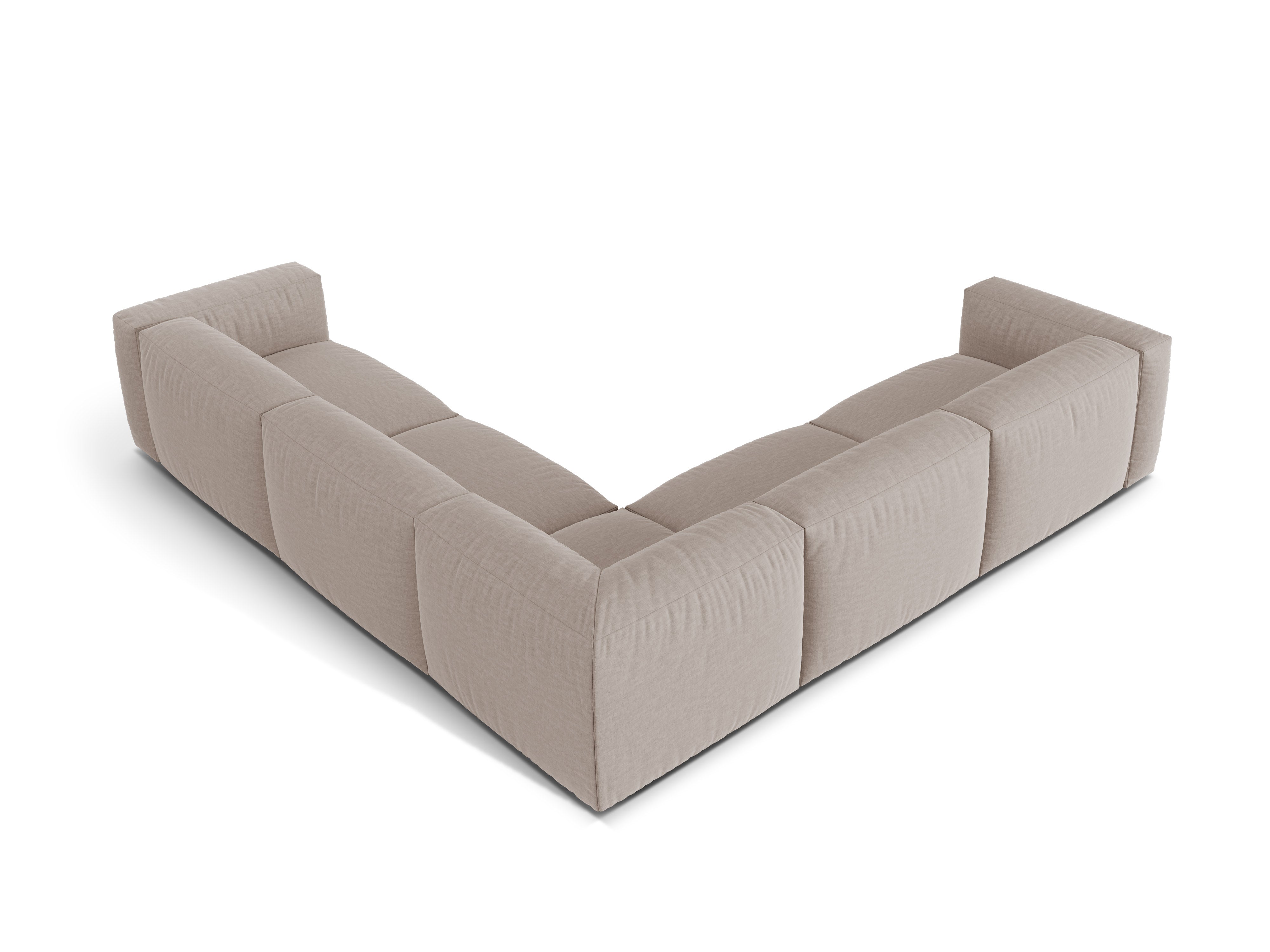 Eckgarnitur Martina, 312x312cm, Material: Strukturstoff