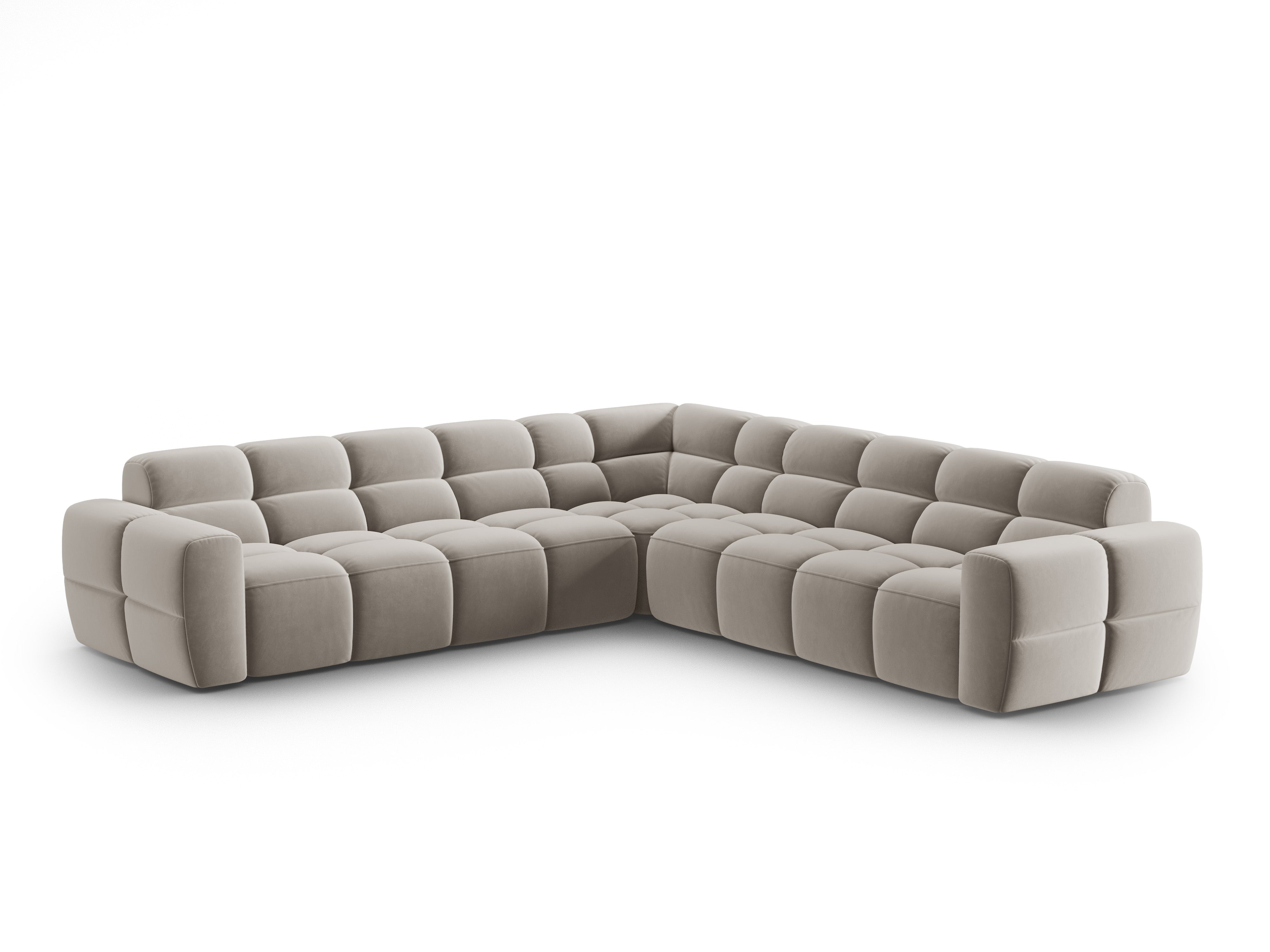 Ecksofa Lisa 310x310cm, Material: Samt