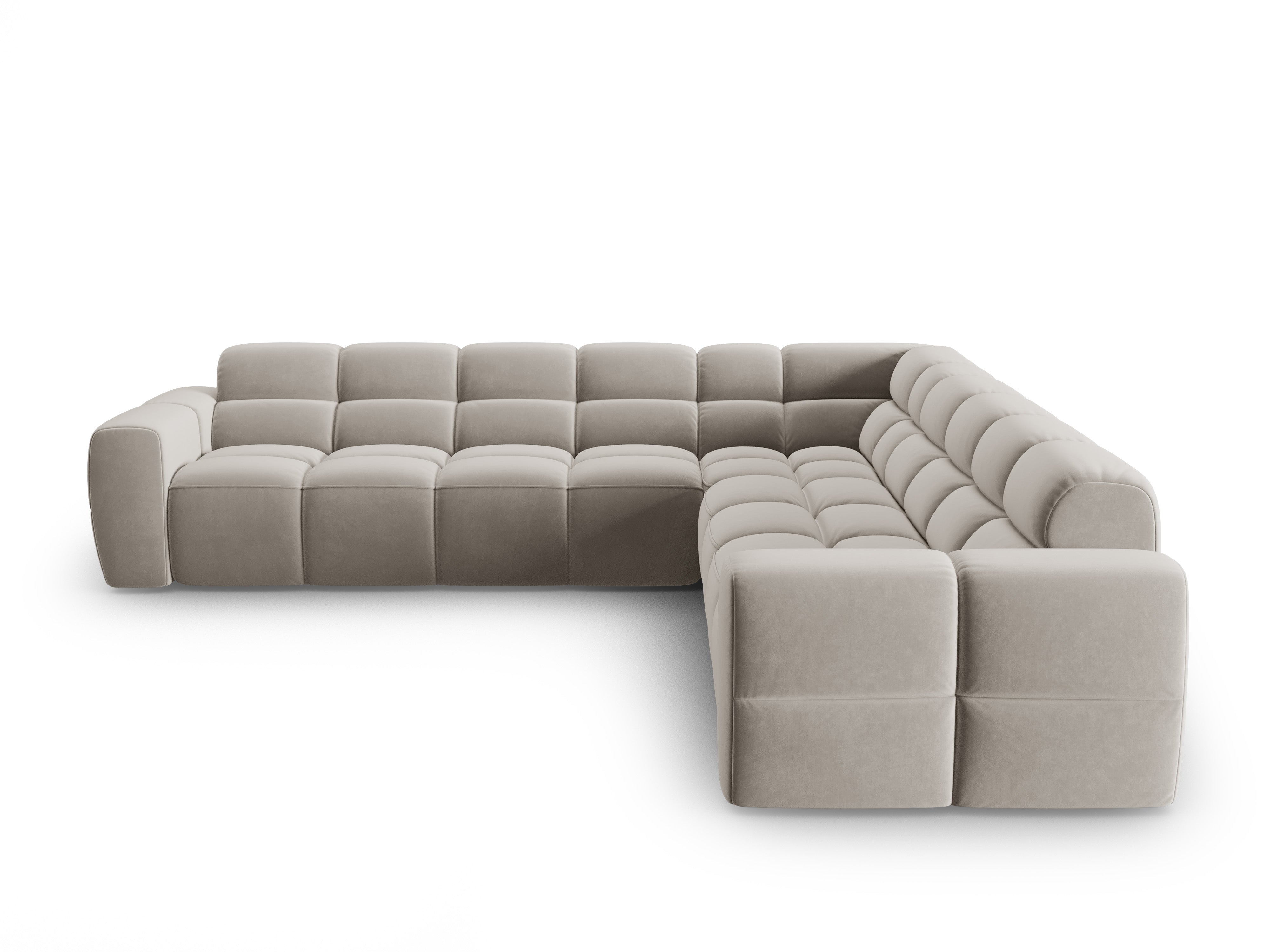 Ecksofa Lisa 310x310cm, Material: Samt