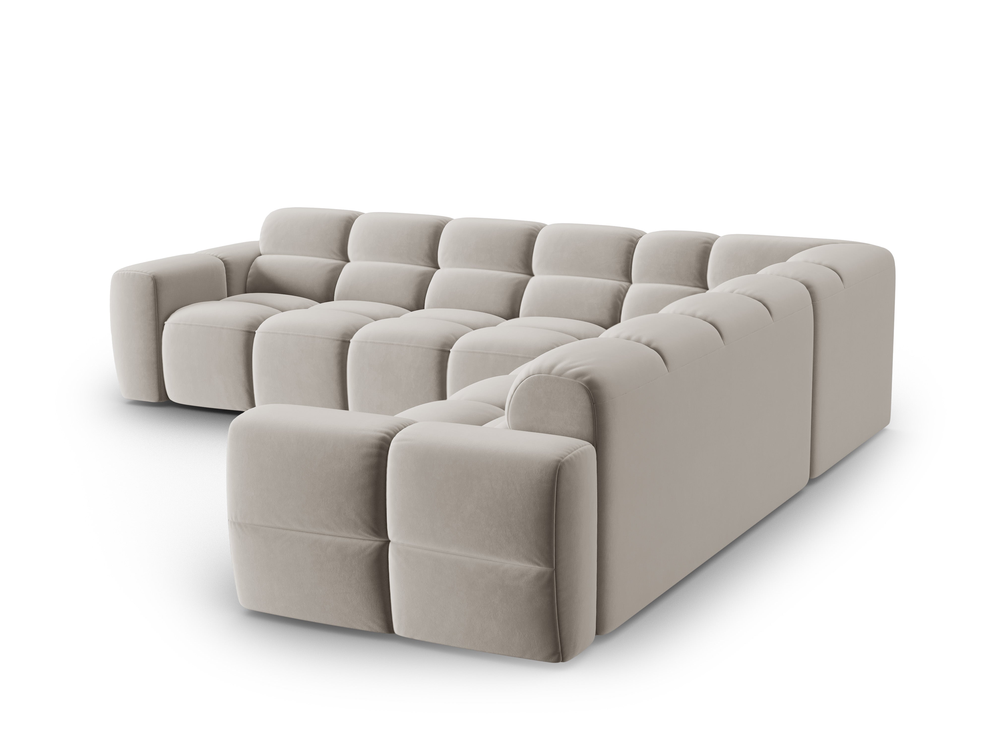 Ecksofa Lisa 310x310cm, Material: Samt