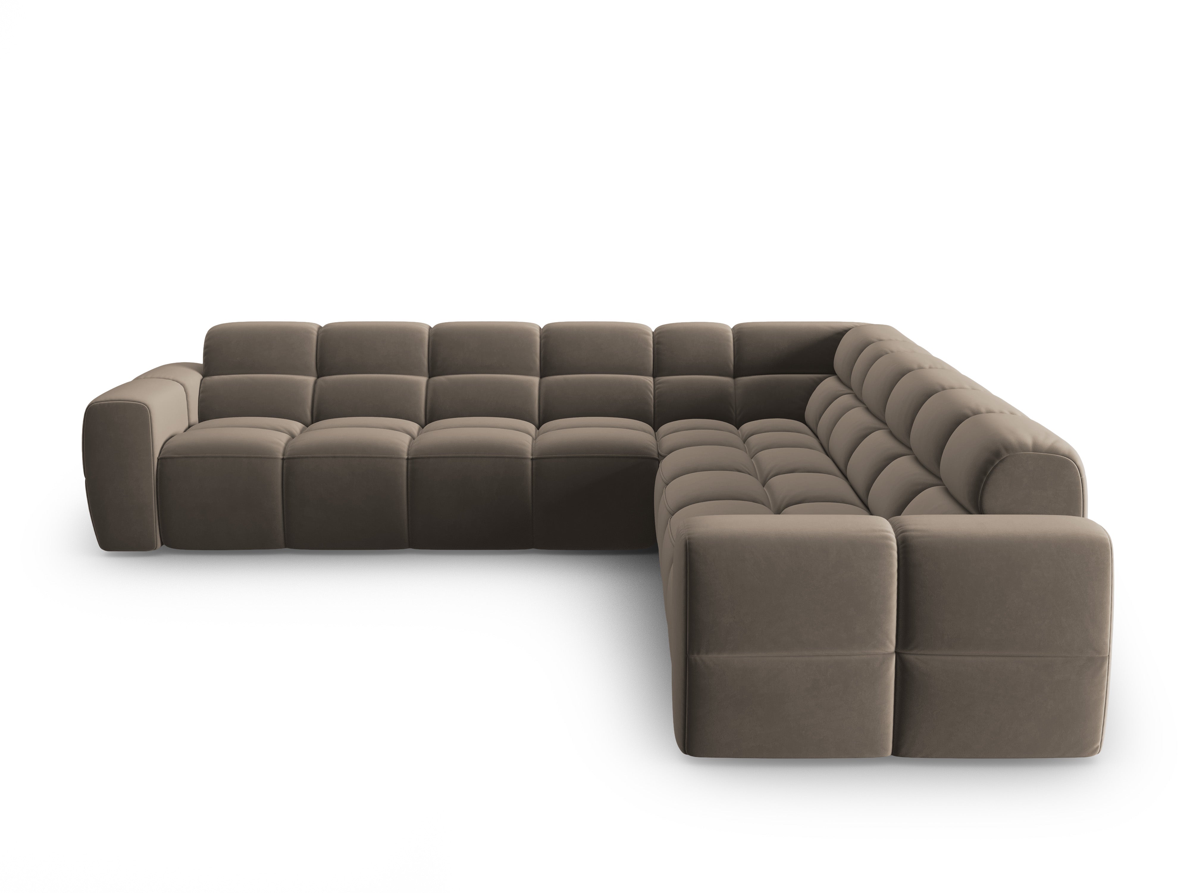 Ecksofa Lisa 310x310cm, Material: Samt