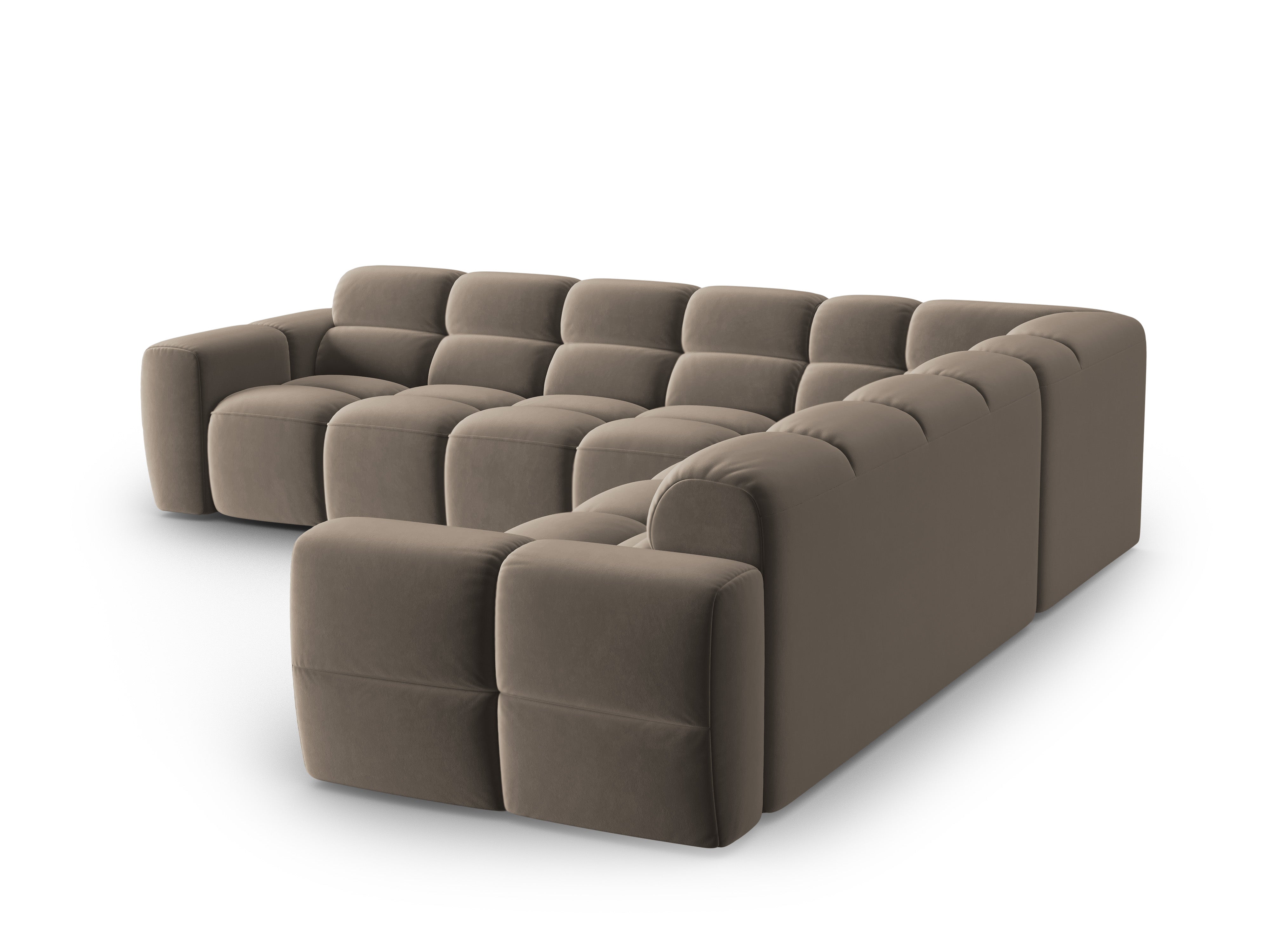 Ecksofa Lisa 310x310cm, Material: Samt