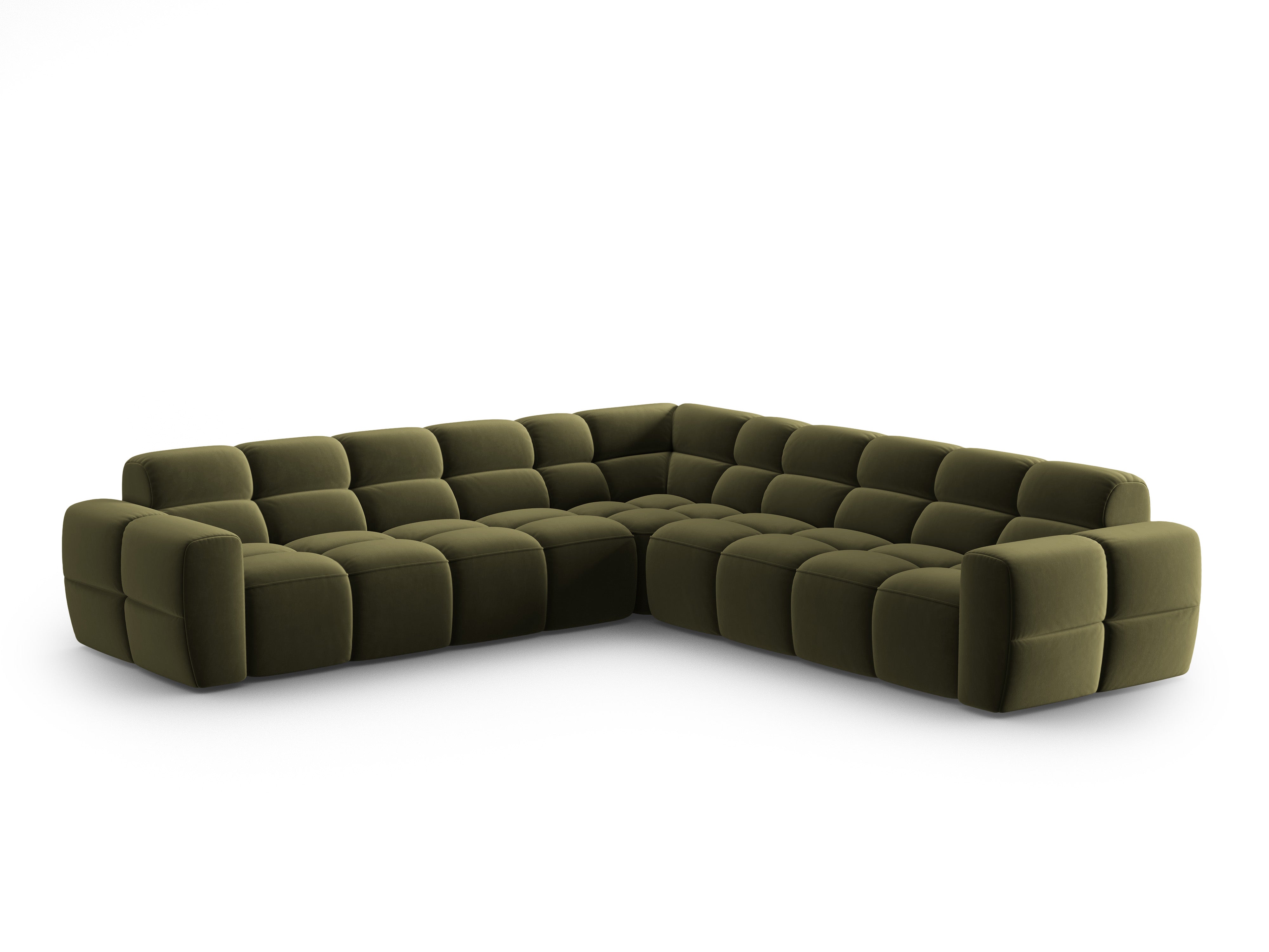 Ecksofa Lisa 310x310cm, Material: Samt