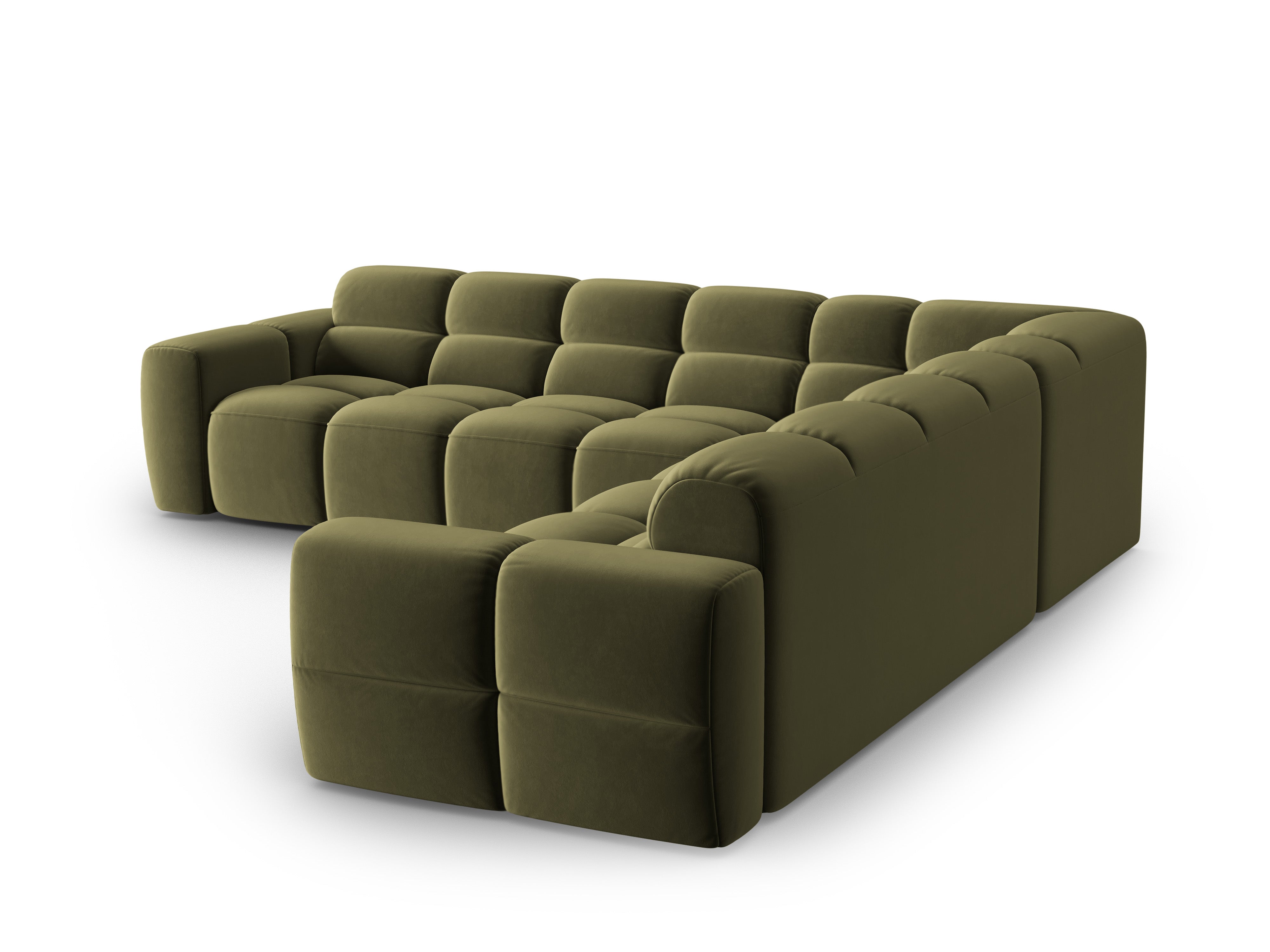 Ecksofa Lisa 310x310cm, Material: Samt