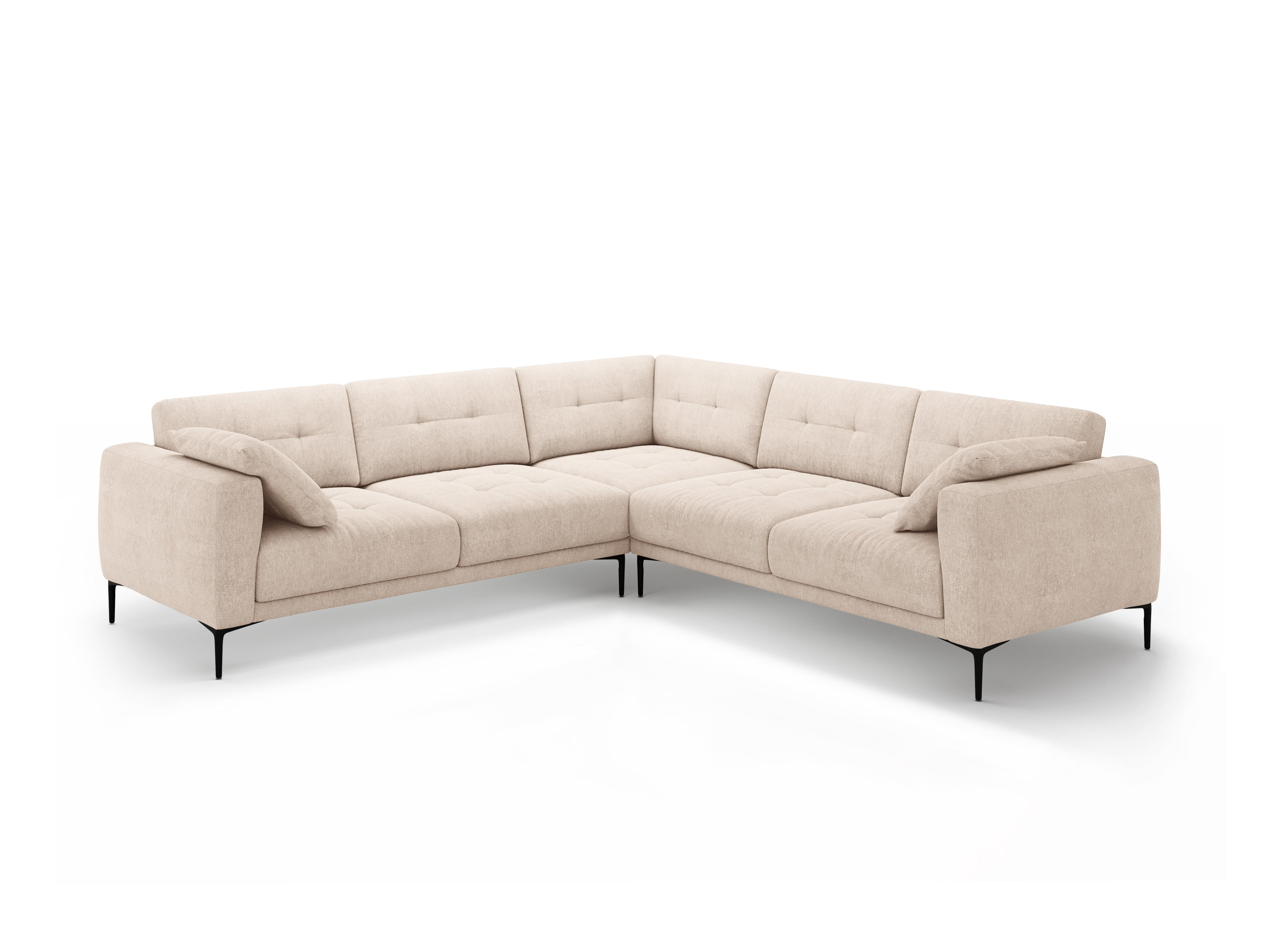 Ecksofa Bemy, 290x290cm, Material: Strukturstoff