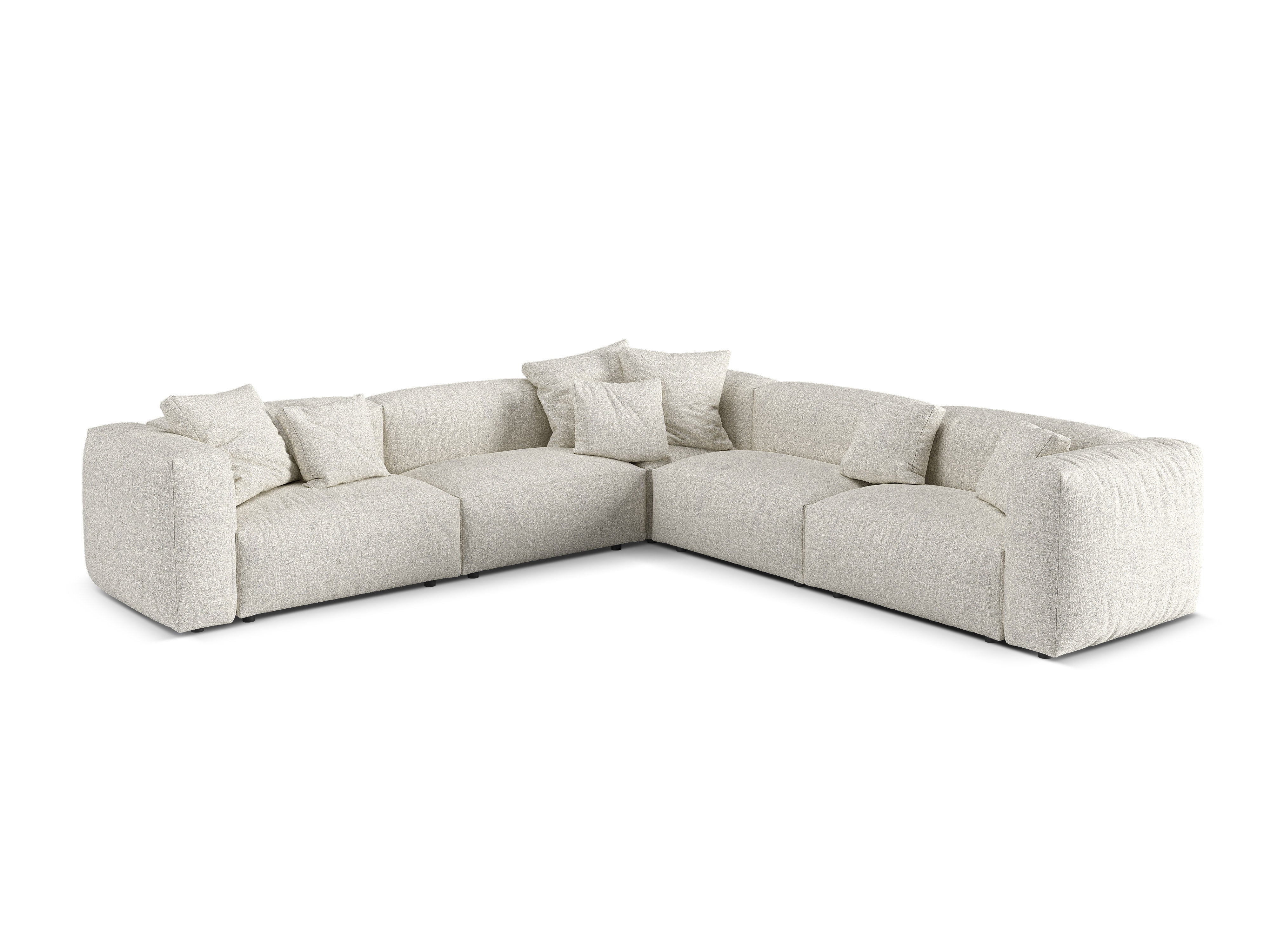 Eckgarnitur Martina, 312x312cm, Material: Boucle