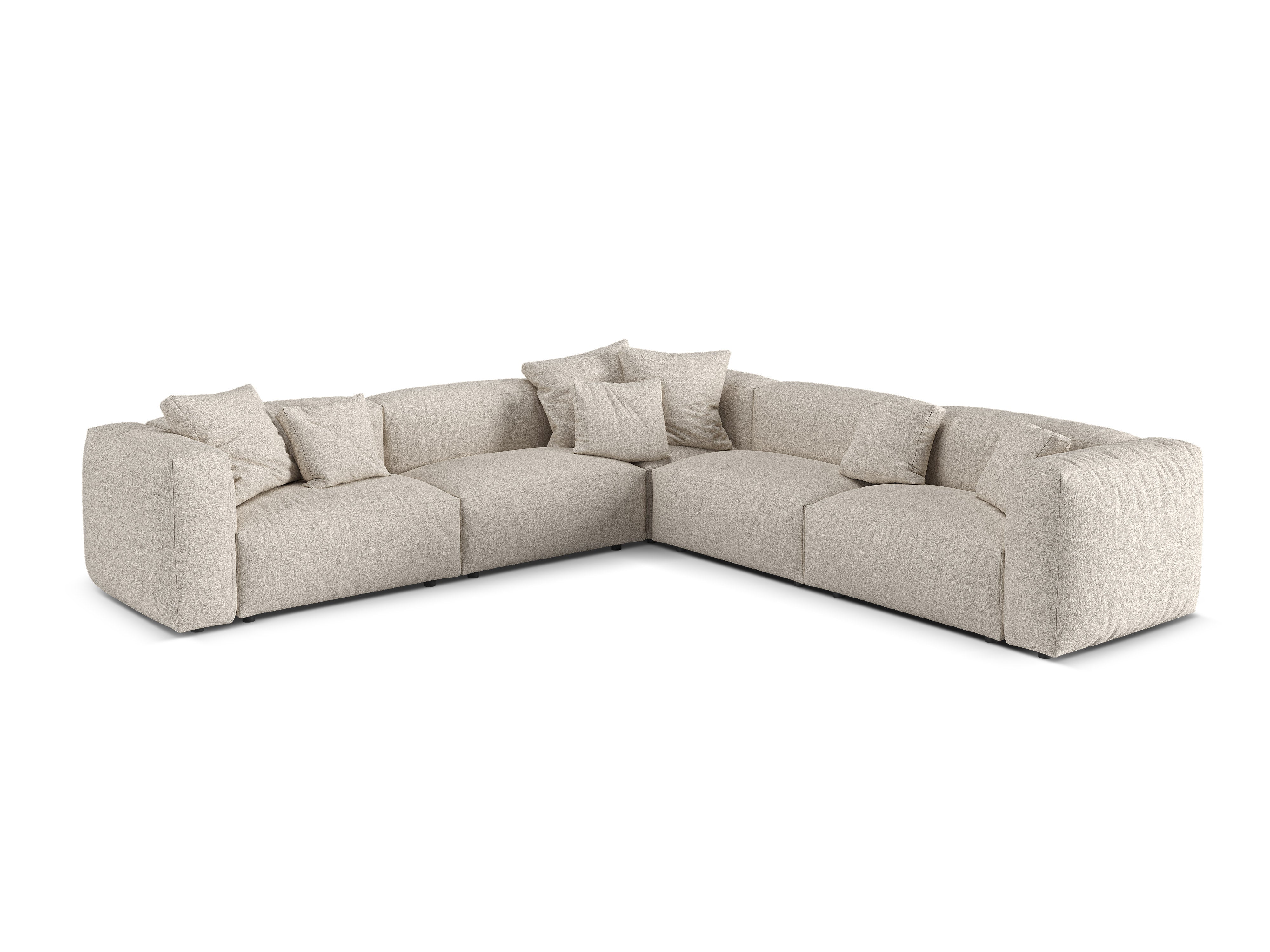 Eckgarnitur Martina, 312x312cm, Material: Boucle