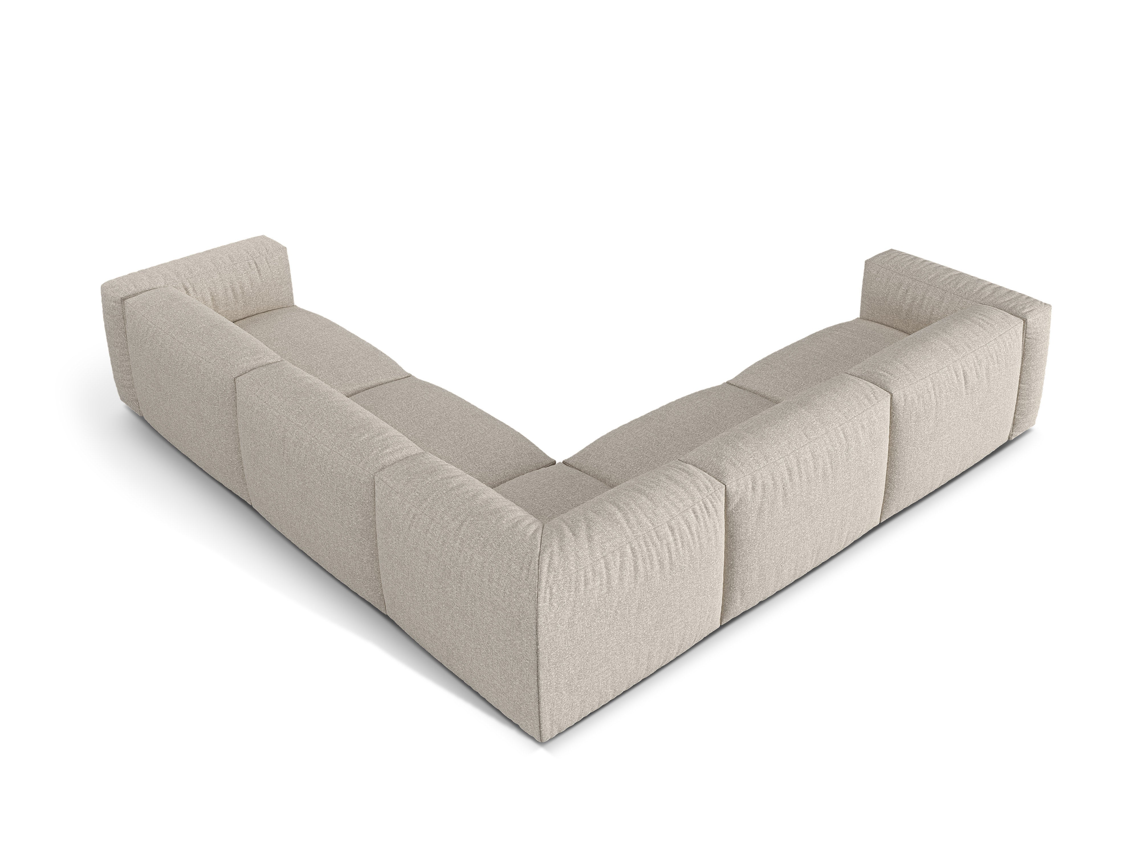 Eckgarnitur Martina, 312x312cm, Material: Boucle