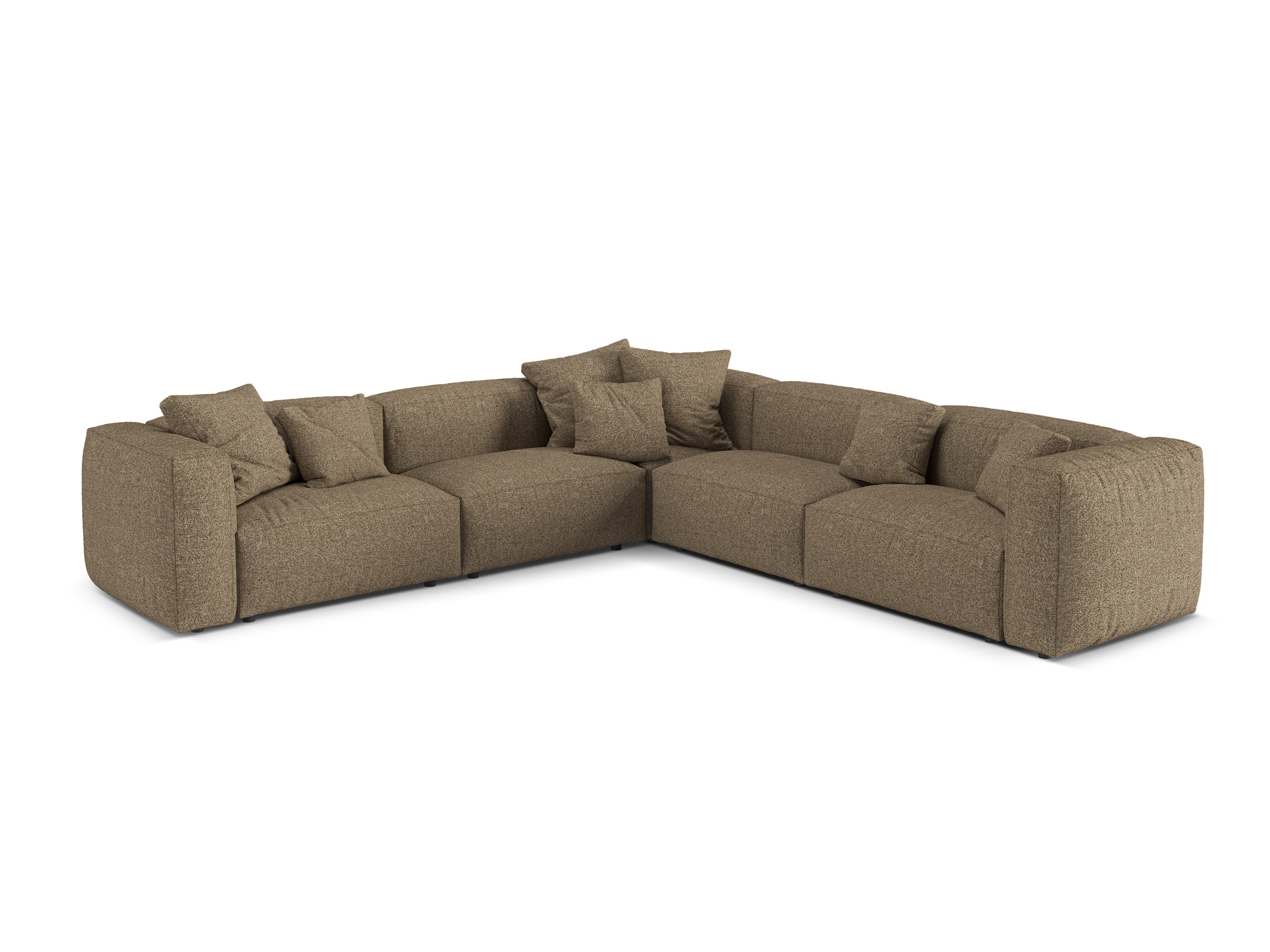 Eckgarnitur Martina, 312x312cm, Material: Boucle