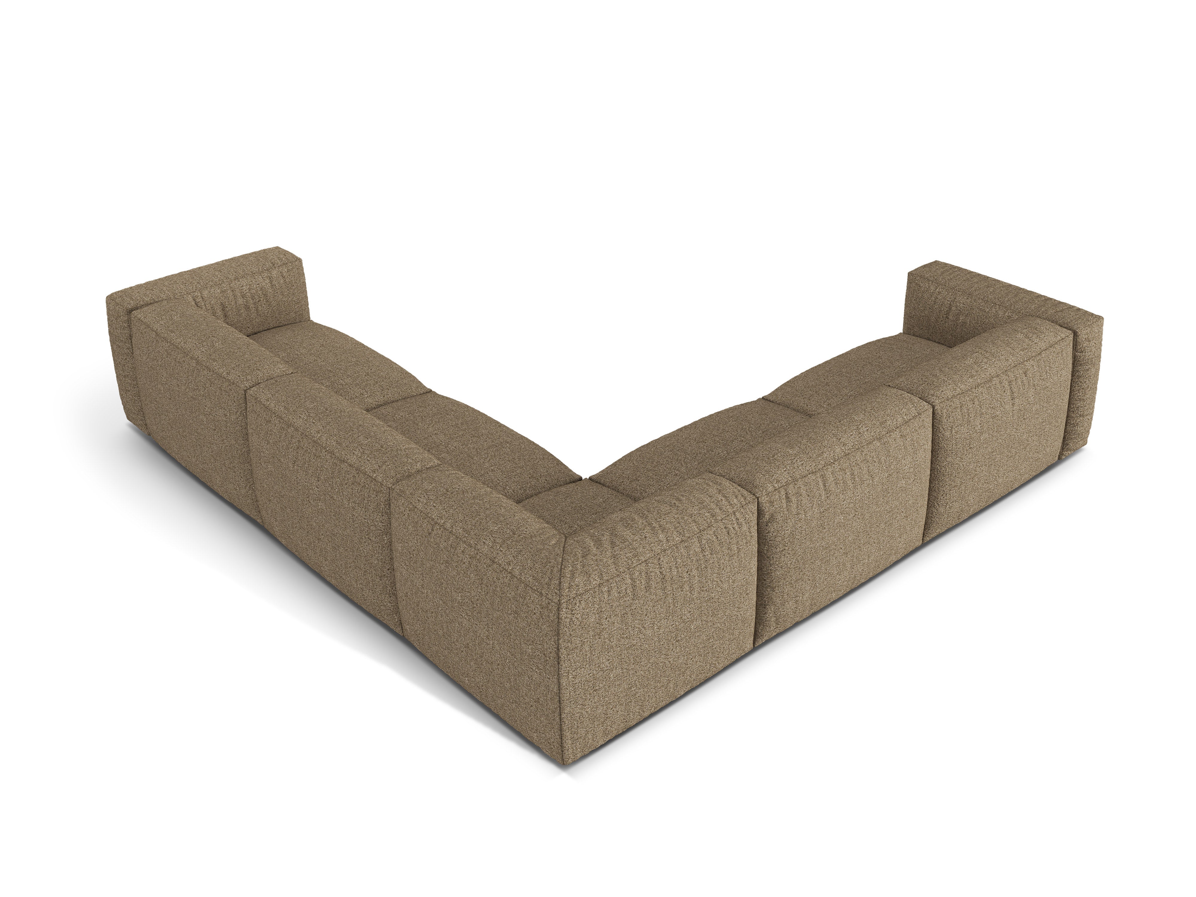 Eckgarnitur Martina, 312x312cm, Material: Boucle