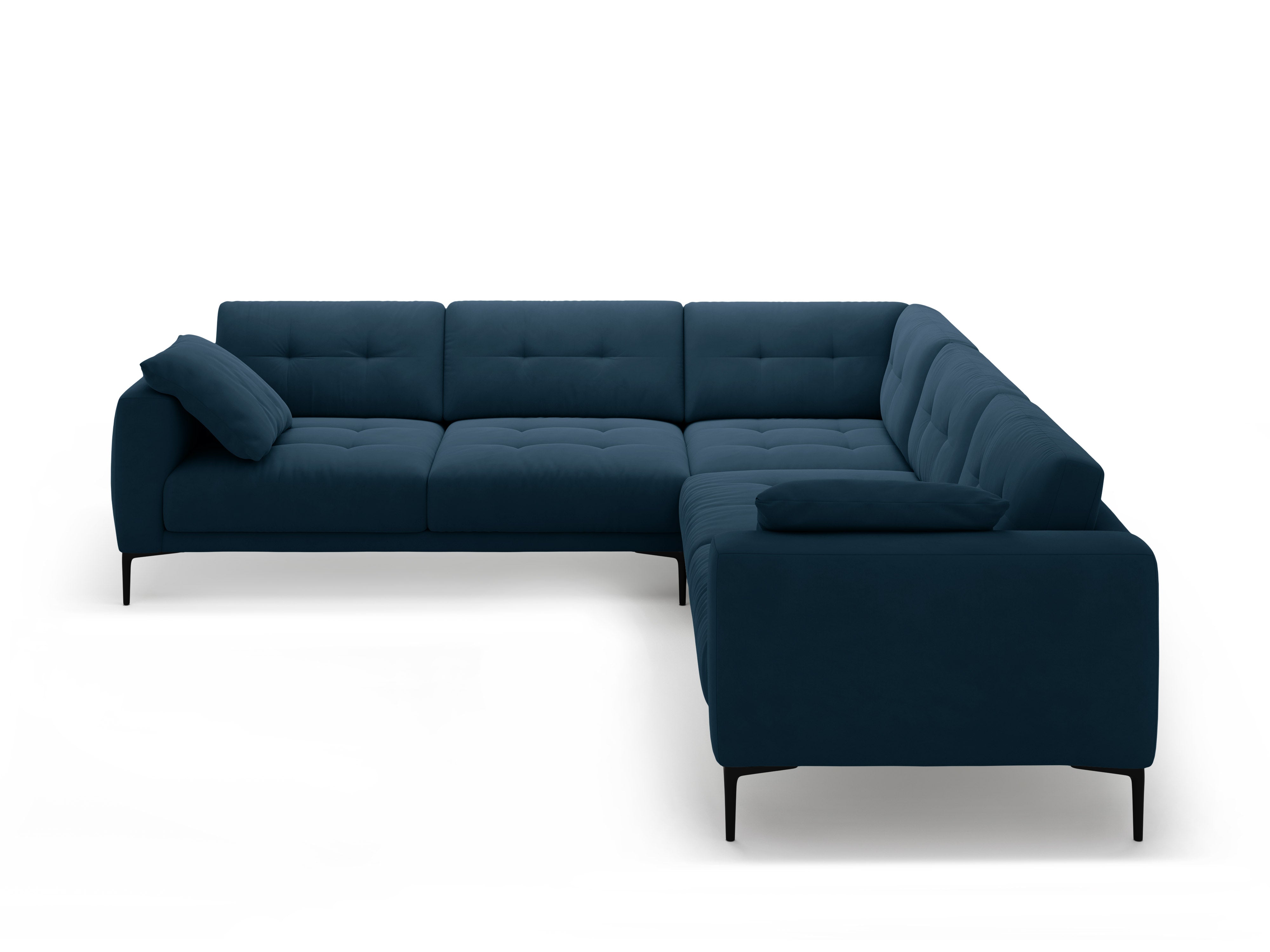 Ecksofa Bemy, 290x290cm, Material: Samt