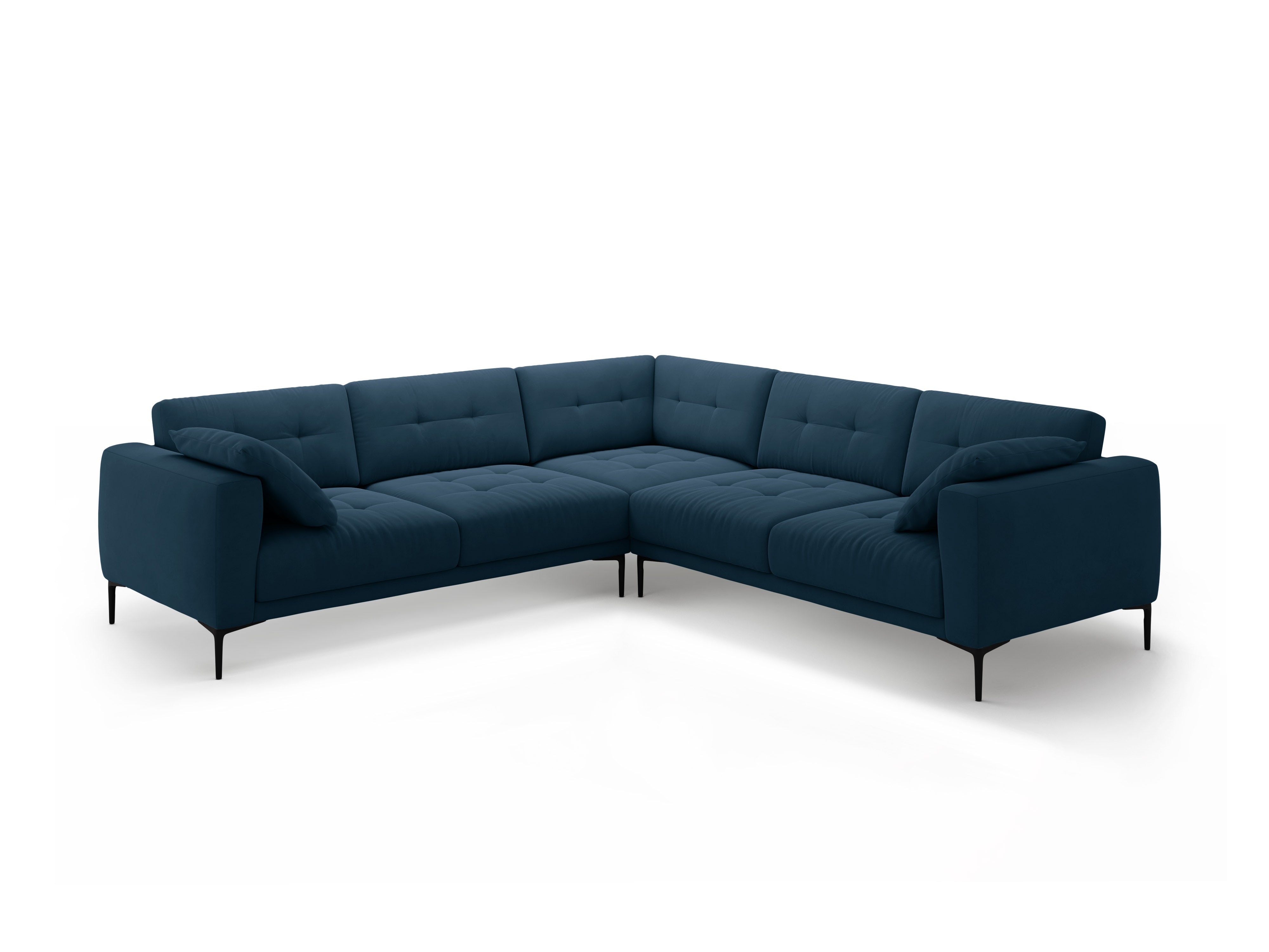 Ecksofa Bemy, 290x290cm, Material: Samt