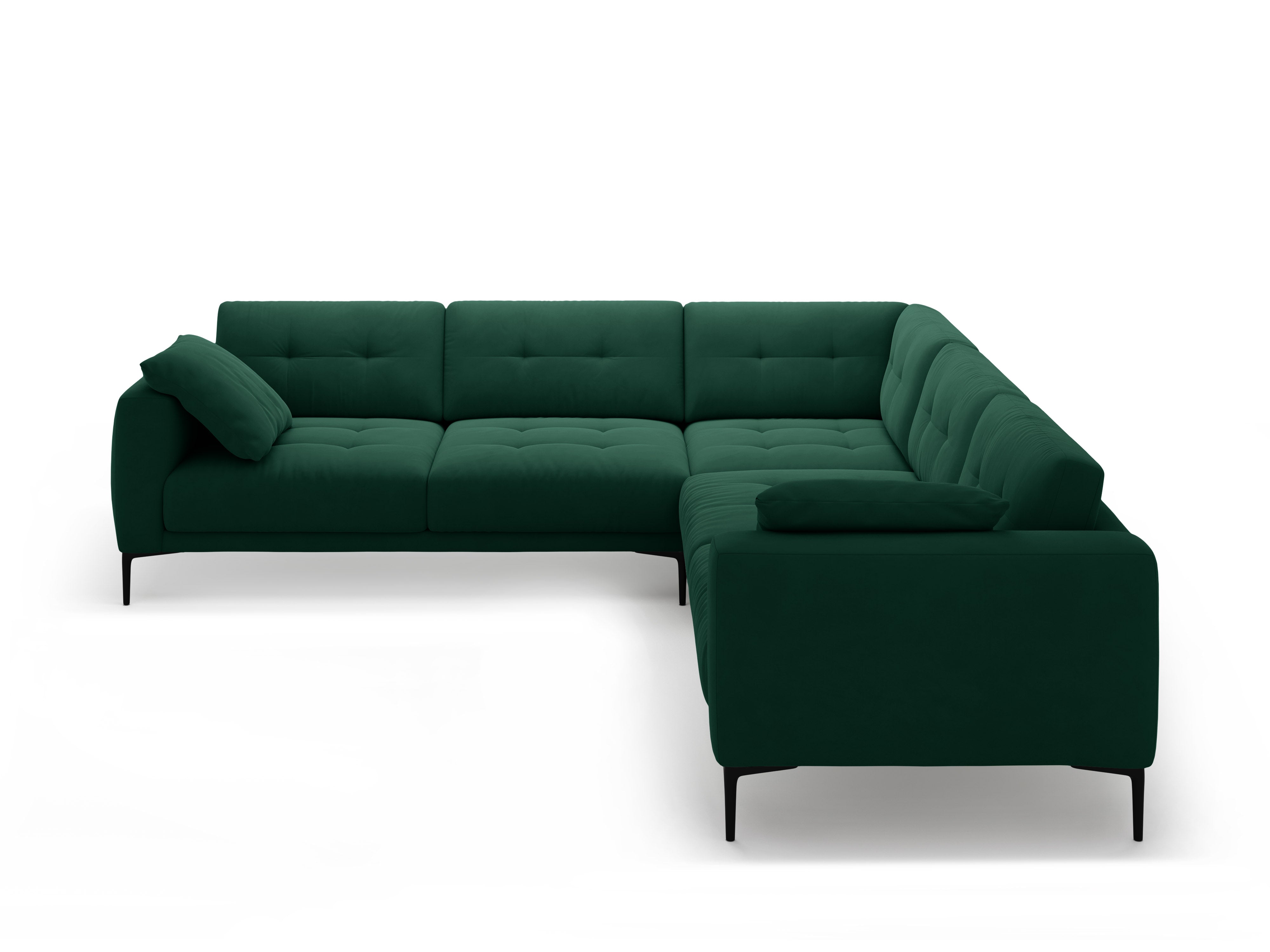 Ecksofa Bemy, 290x290cm, Material: Samt