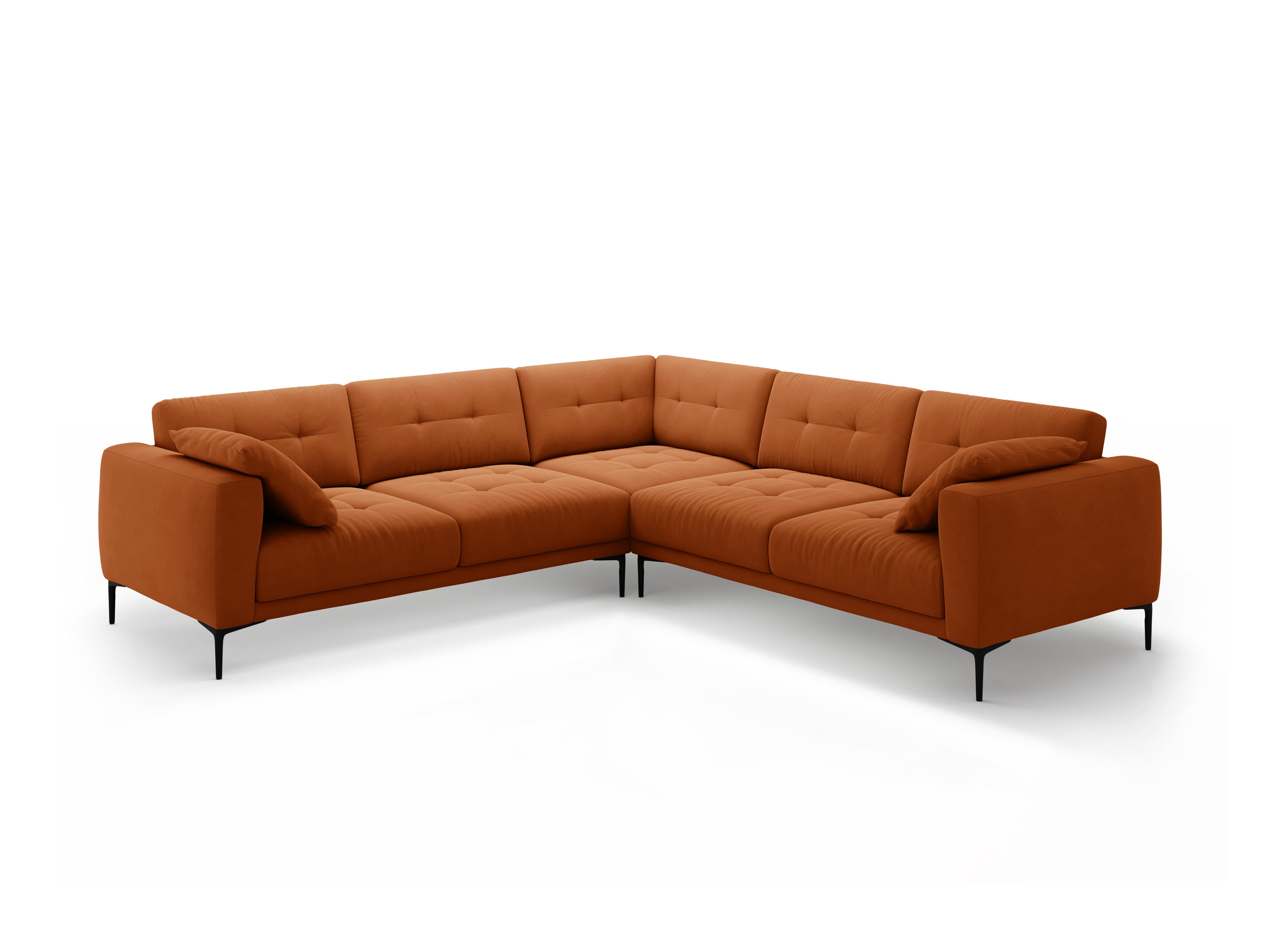 Ecksofa Bemy, 290x290cm, Material: Samt
