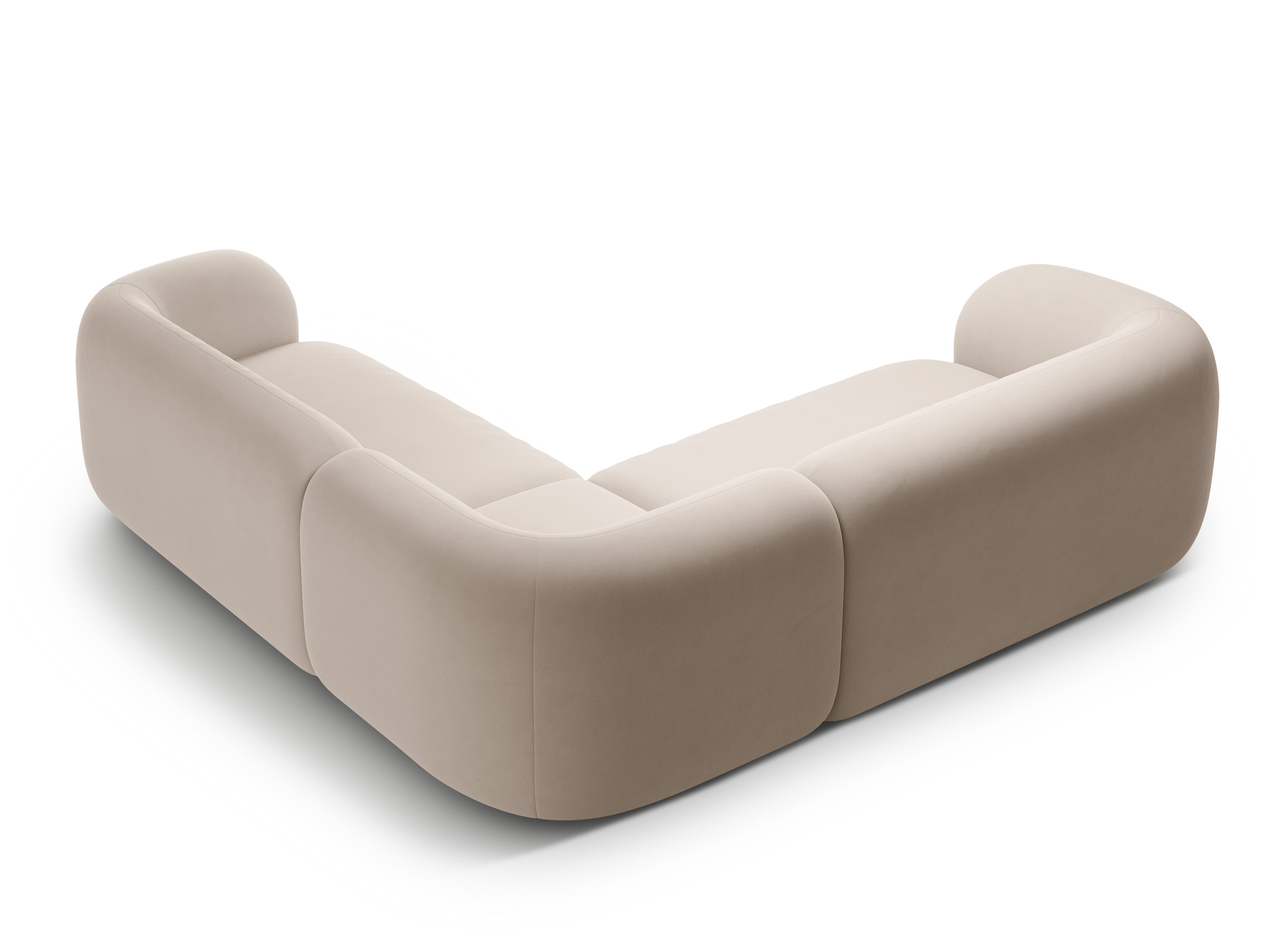 Ecksofa-Set Kate, 252x252cm, Material: Samt