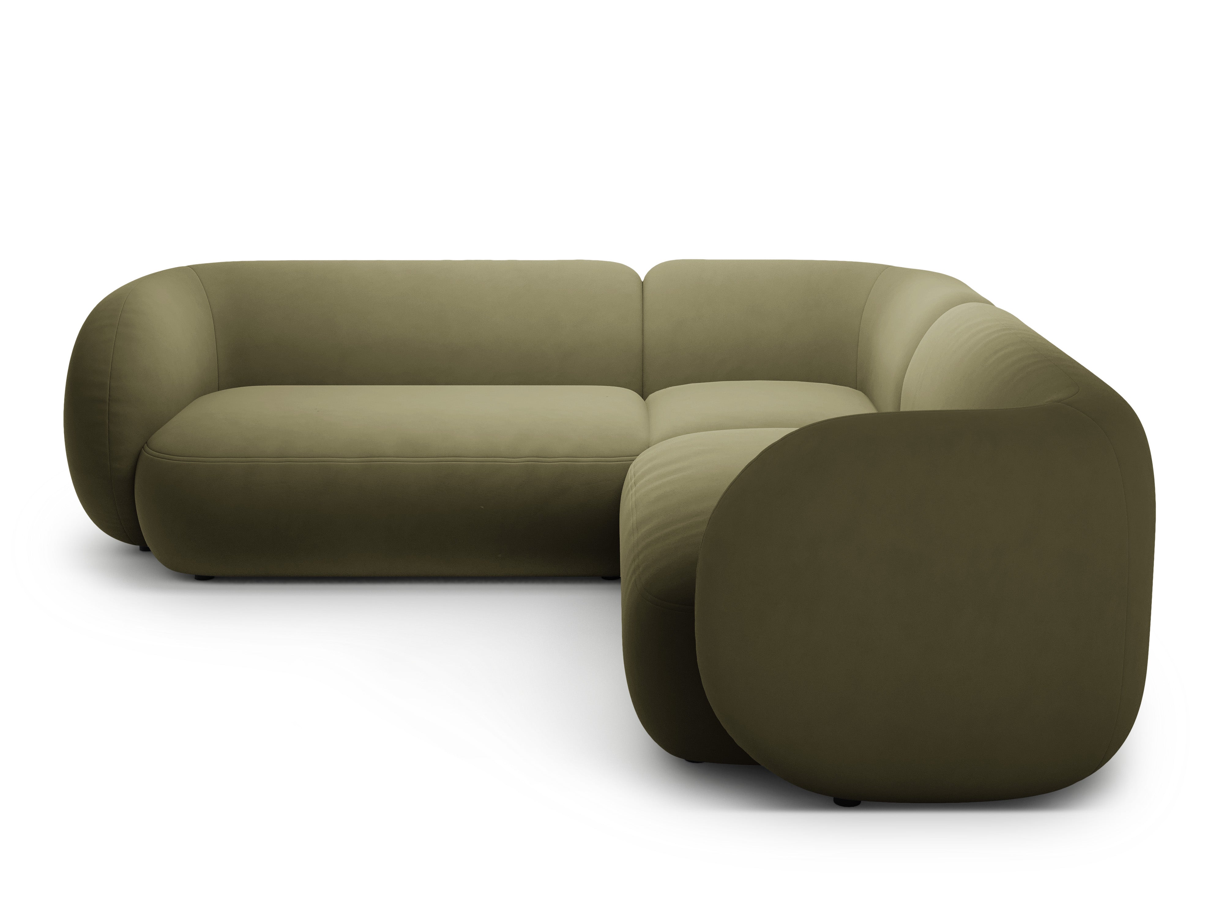 Ecksofa-Set Kate, 252x252cm, Material: Samt