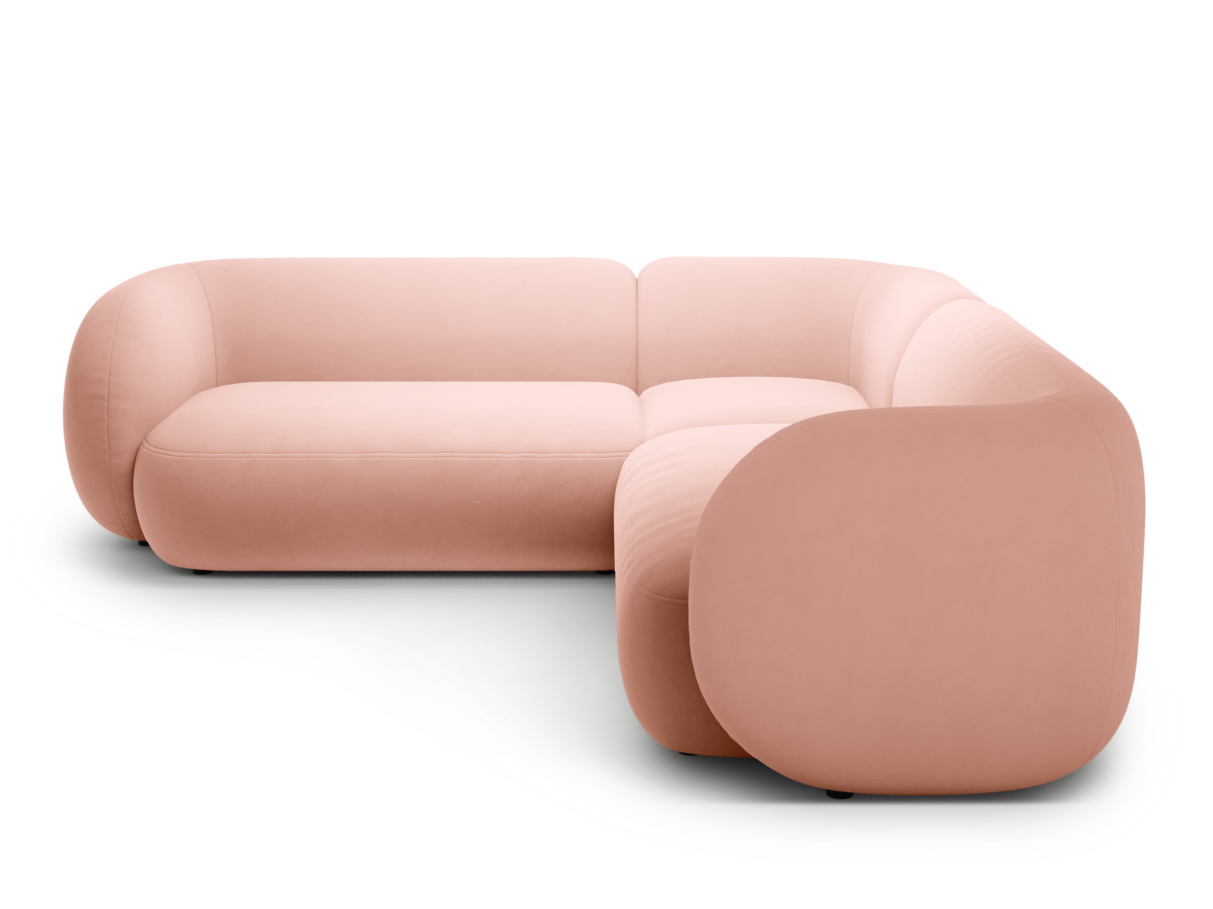 Ecksofa-Set Kate, 252x252cm, Material: Samt