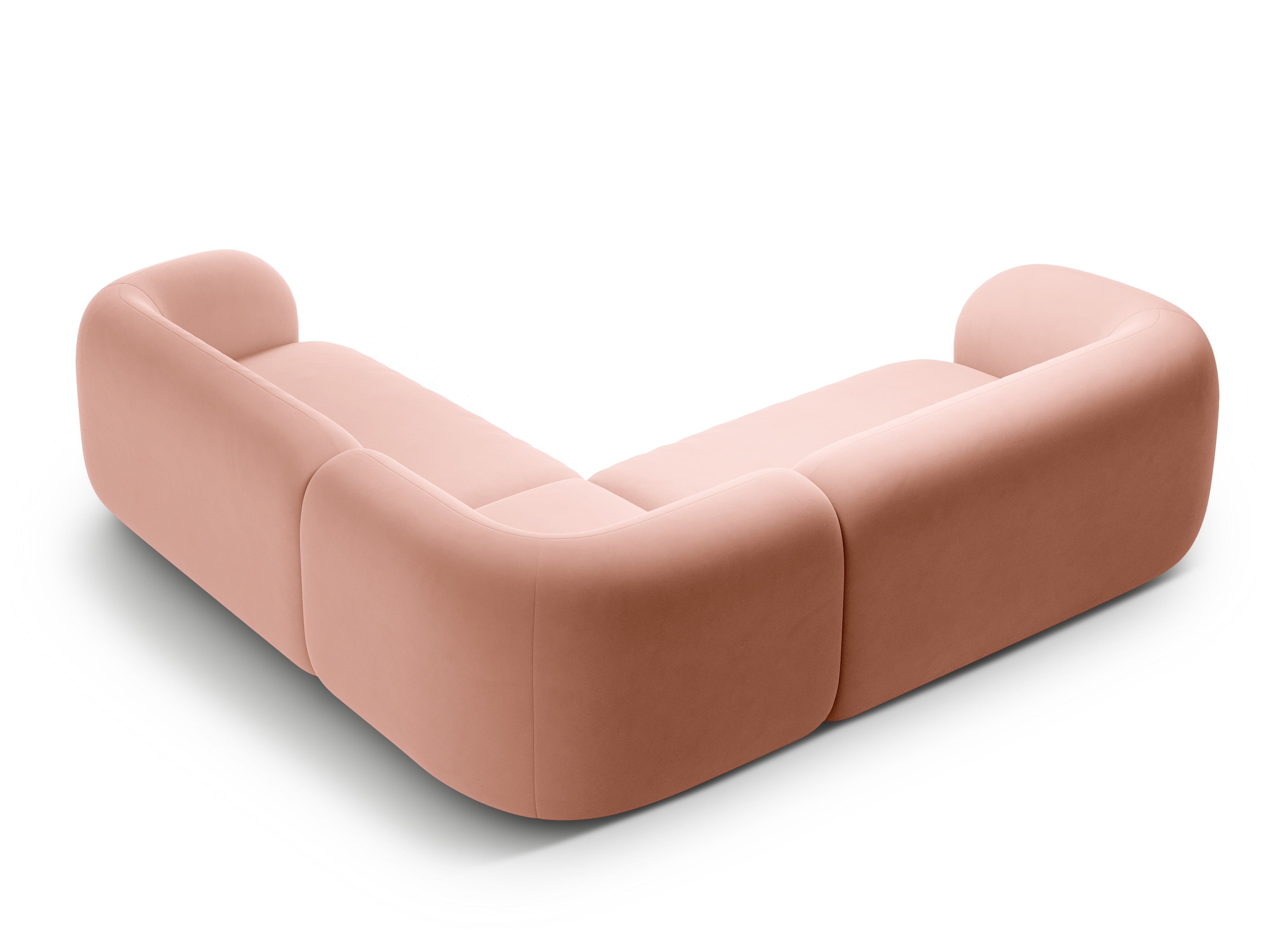 Ecksofa-Set Kate, 252x252cm, Material: Samt