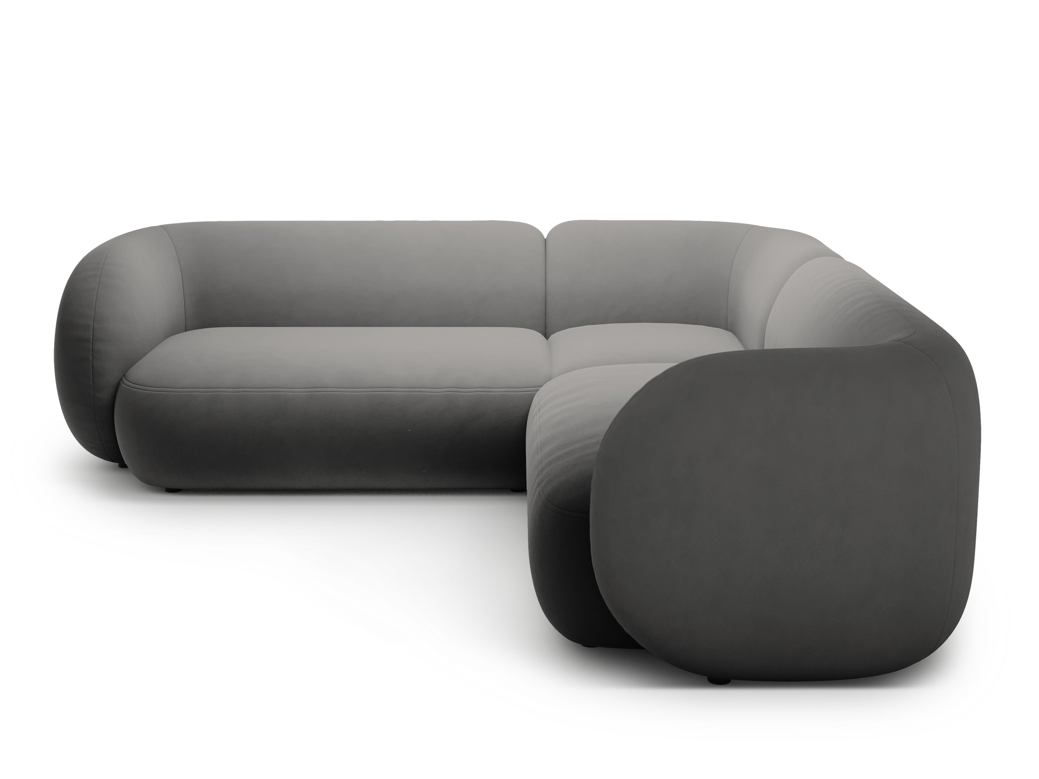 Ecksofa-Set Kate, 252x252cm, Material: Samt