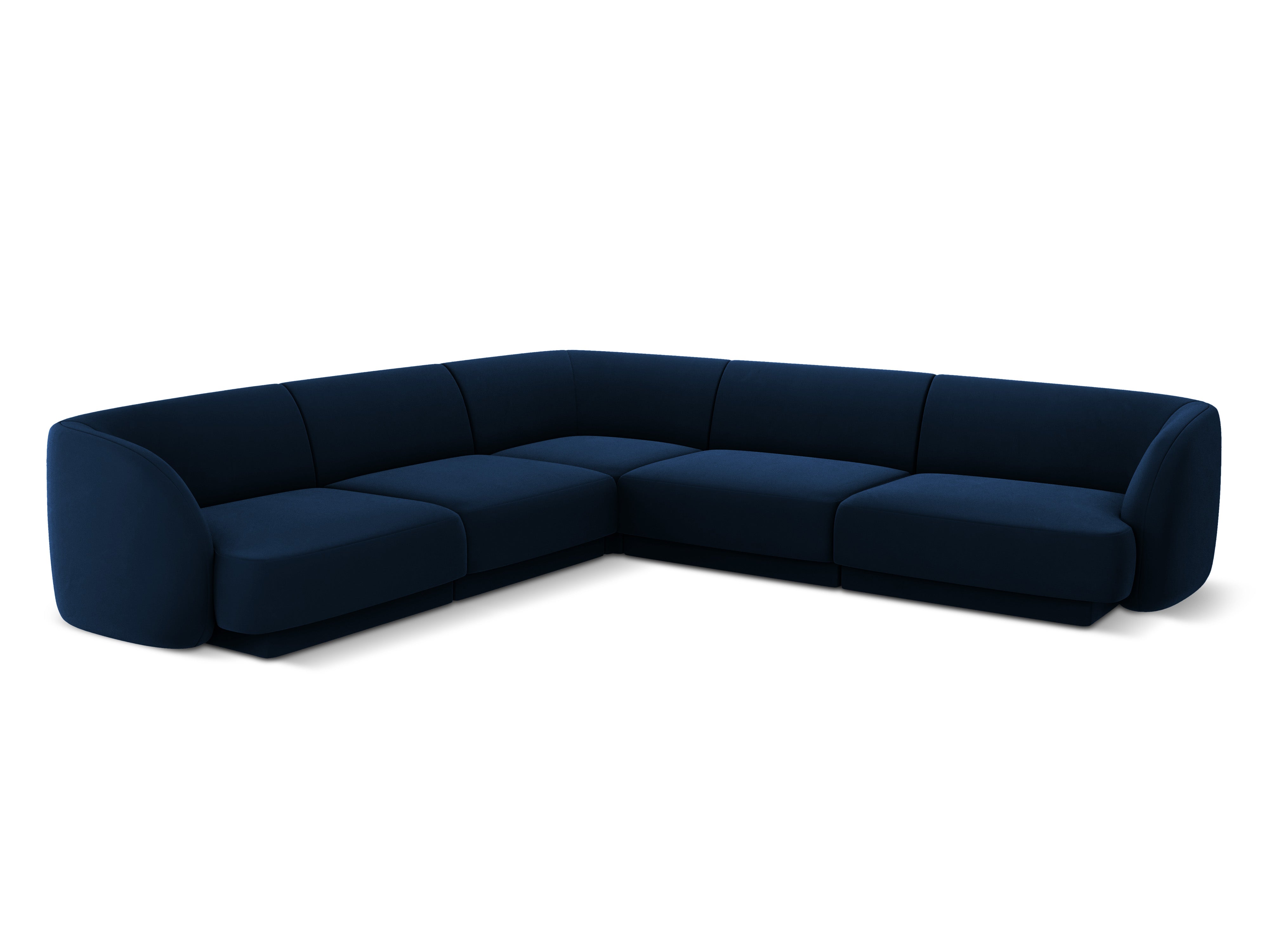 Ecksofa Miley Symmetrisch, 255x255cm, Material: Samt