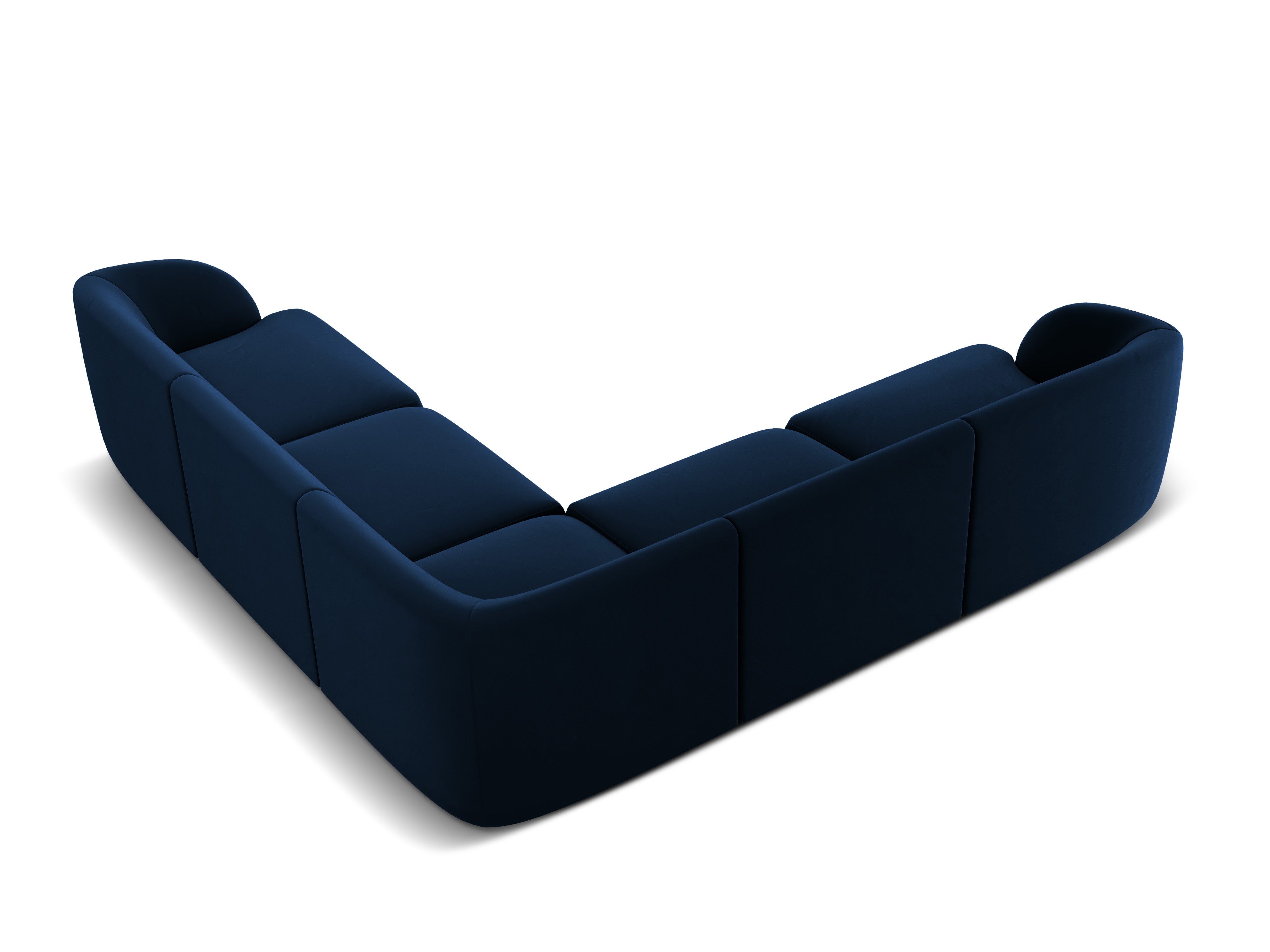 Ecksofa Miley Symmetrisch, 255x255cm, Material: Samt