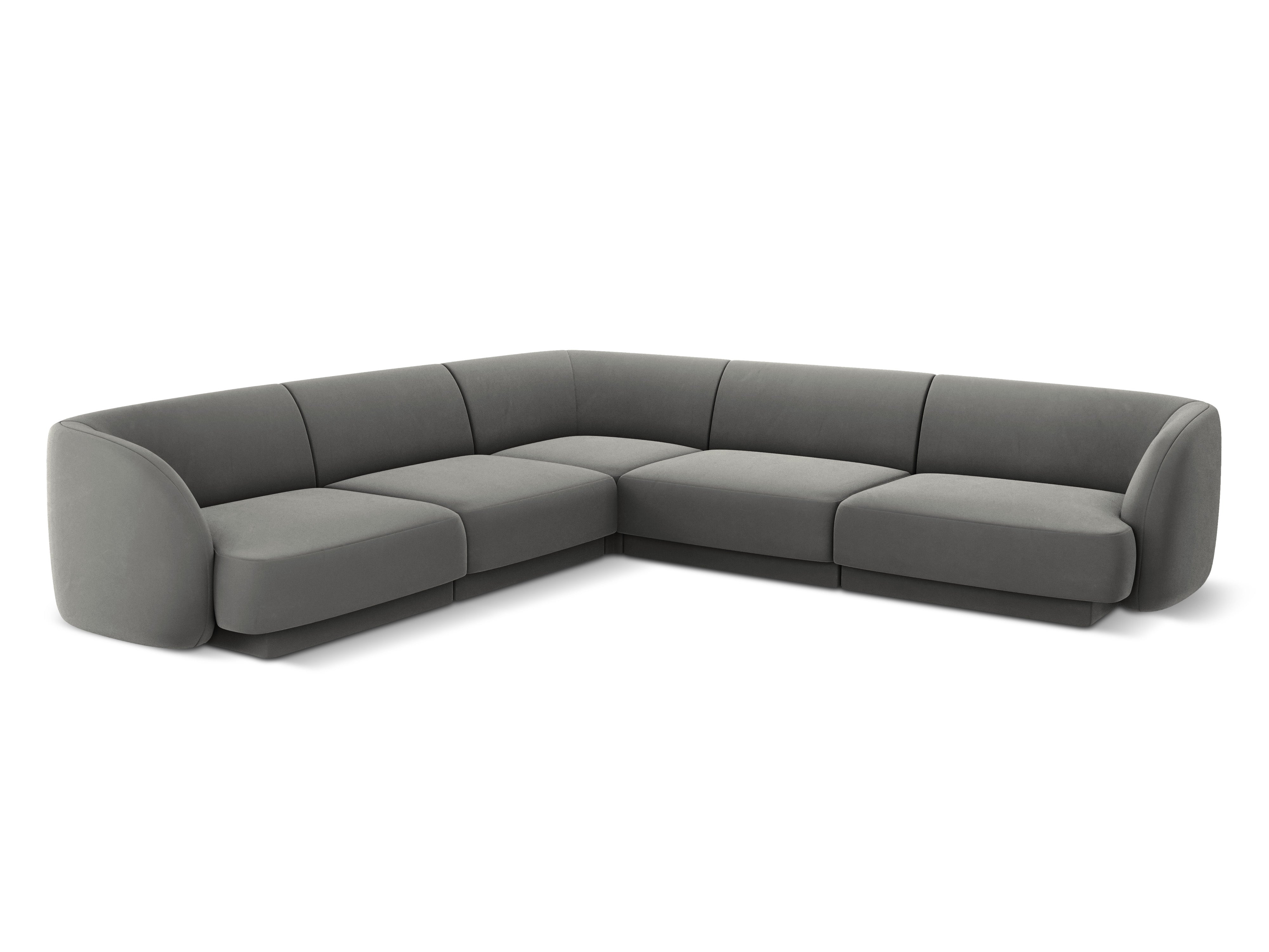 Ecksofa Miley Symmetrisch, 255x255cm, Material: Samt