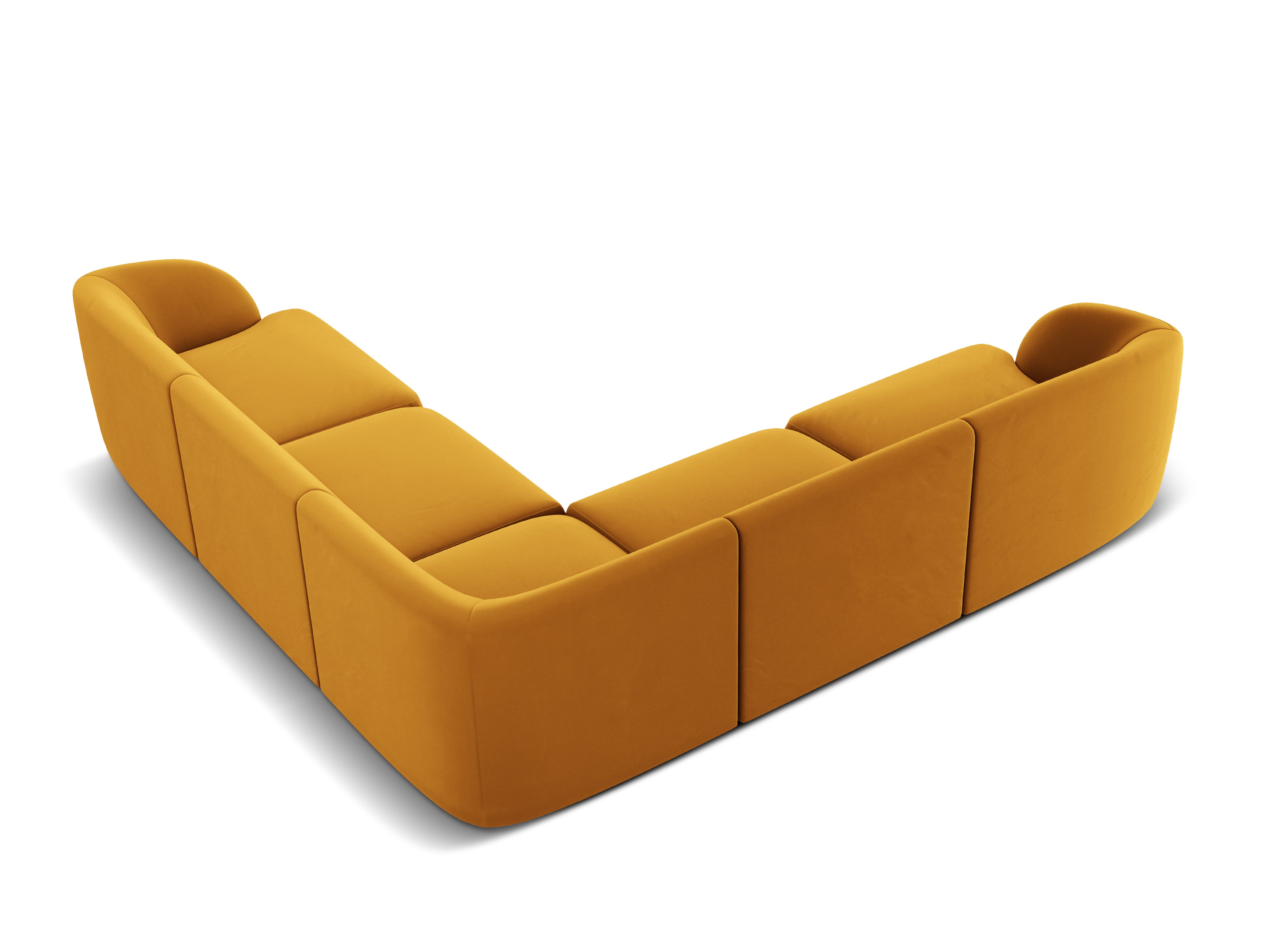 Ecksofa Miley Symmetrisch, 255x255cm, Material: Samt