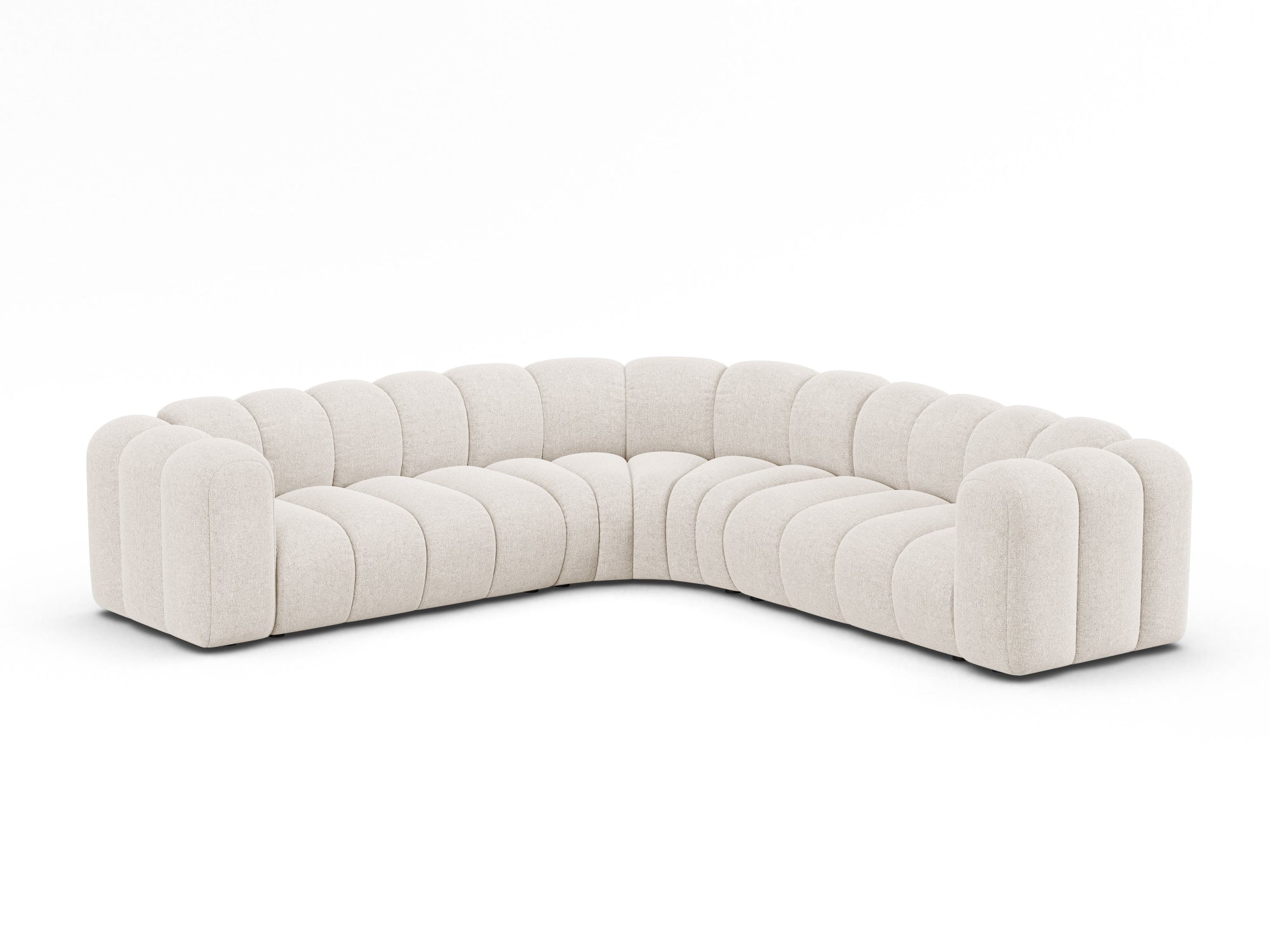Ecksofa Lupine 280x280cm, Material: Chenille Eden