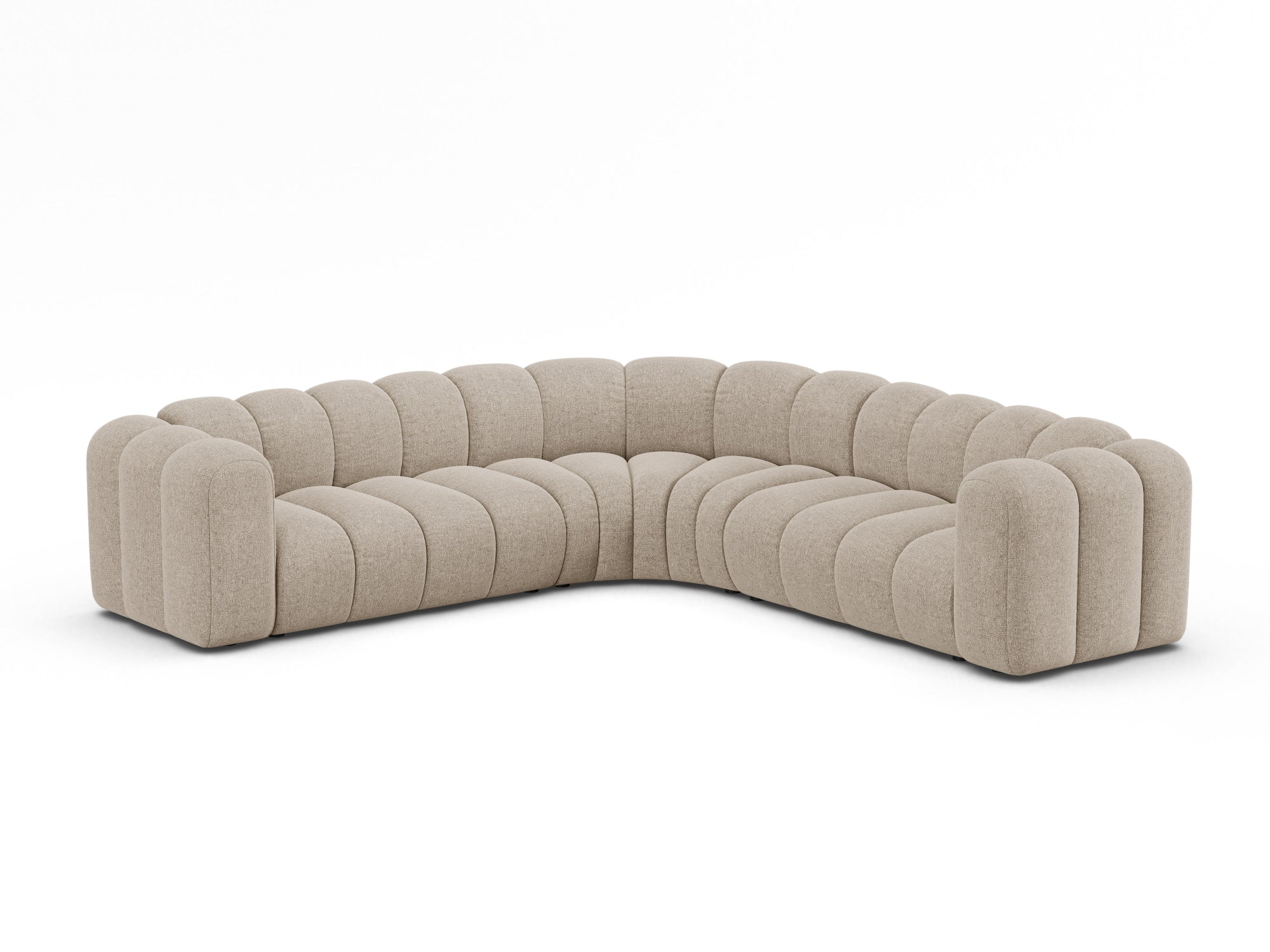 Ecksofa Lupine 280x280cm, Material: Chenille Eden